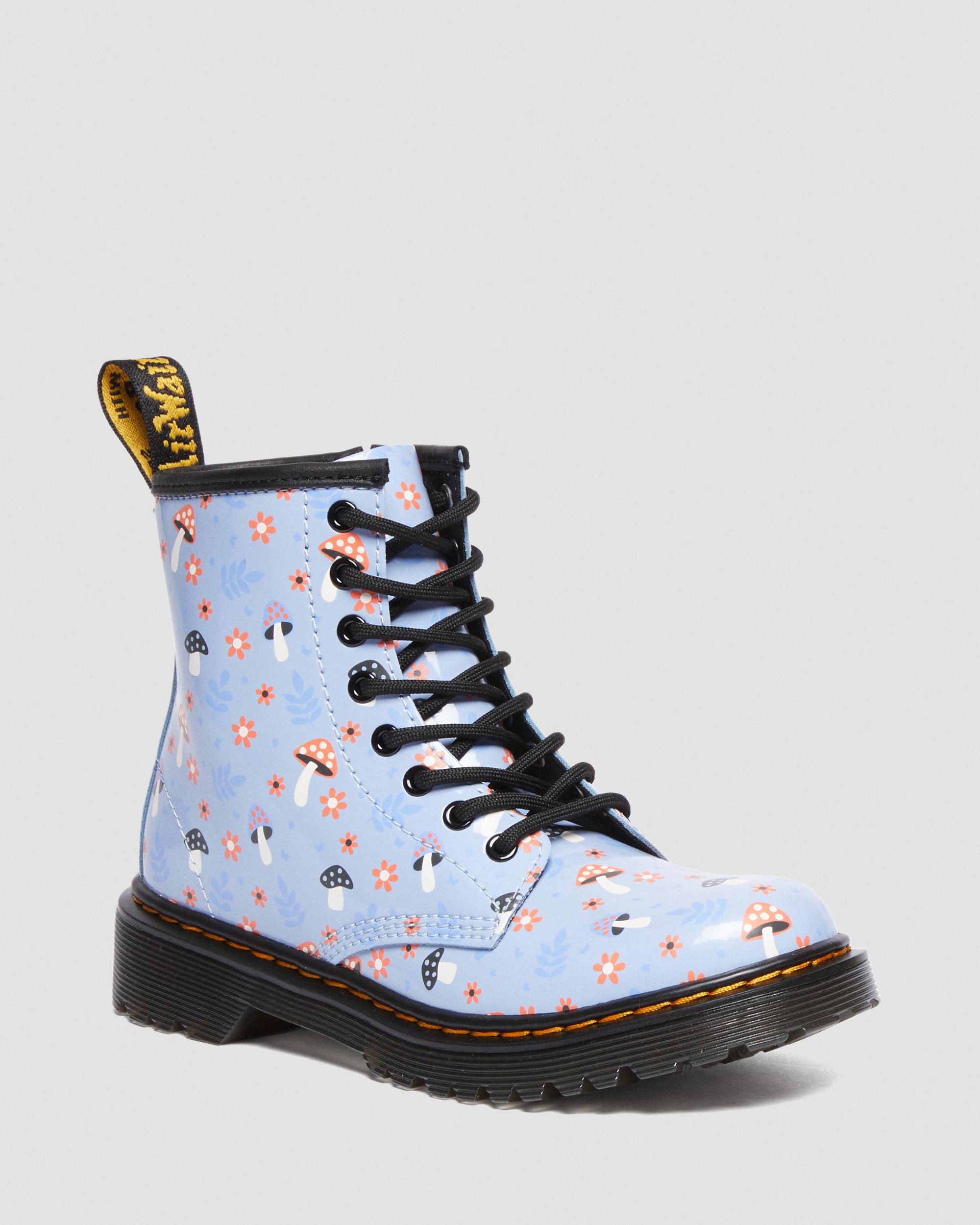 Junior 1460 Patent Woodland Lace Up Boots in {{color}} | Dr. Martens™