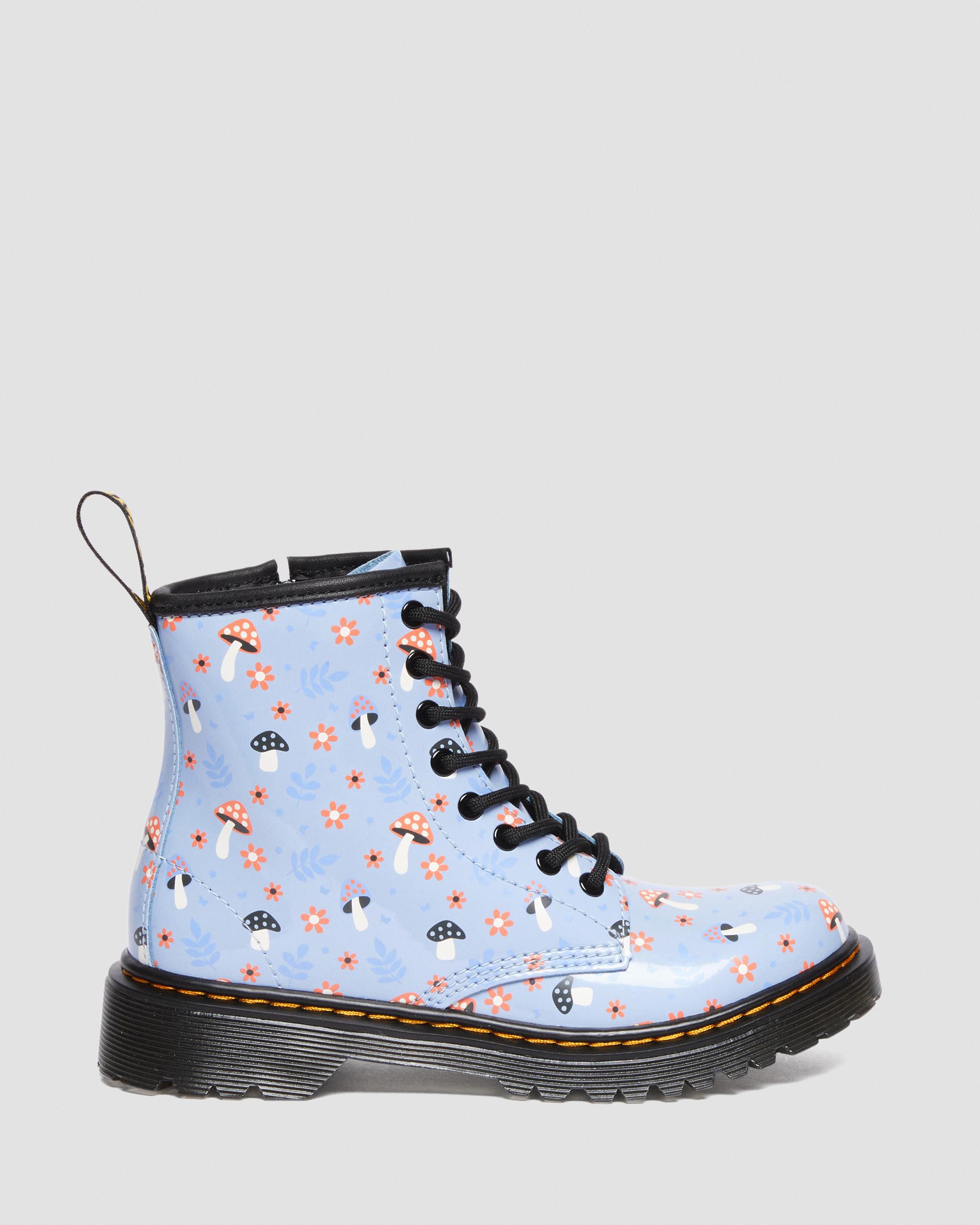 Junior 1460 Patent Woodland Lace Up Boots in {{color}} | Dr. Martens™
