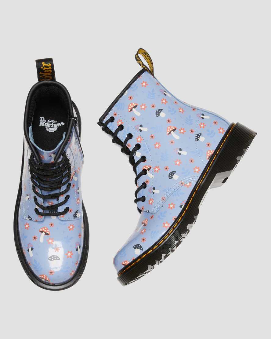1460 Youth Woodland Patent Leather Lace Up Boots1460 Youth Woodland Patent Leather Lace Up Boots Dr. Martens