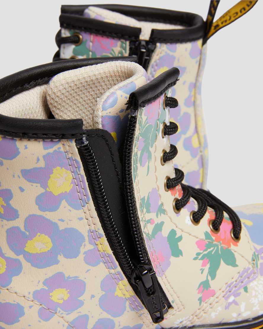 Toddler 1460 Floral Mash Up Leather Lace Up BootsToddler 1460 Floral Mash Up Leather Lace Up Boots Dr. Martens