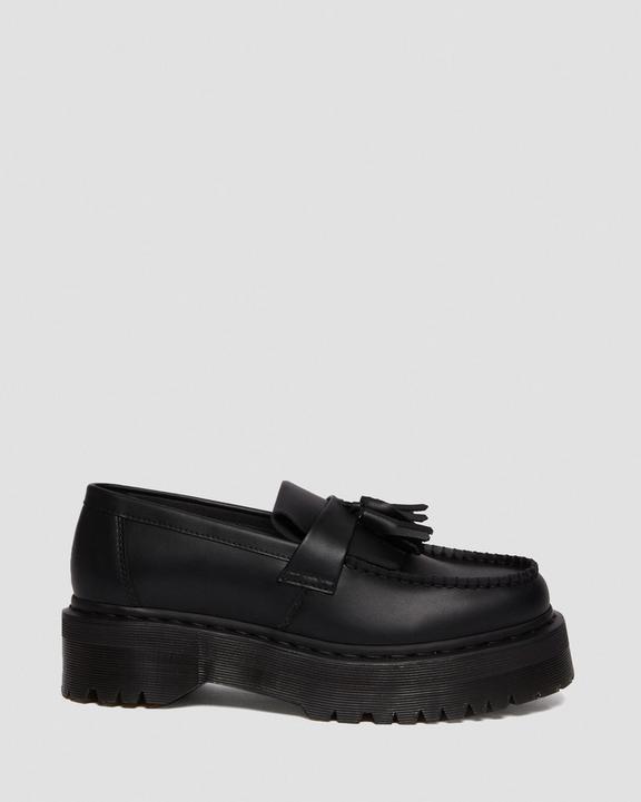 Vegan Adrian Felix Platform Tassel Loafers in Black | Dr Vegan Adrian Felix Platform Tassel Loafers in Black | Dr
