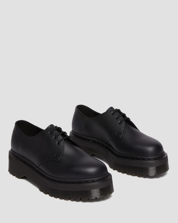 Vegan 1461 Mono Felix Platform Shoes in Black | Dr. Martens Vegan 1461 Mono Felix Platform Shoes in Black | Dr. Martens