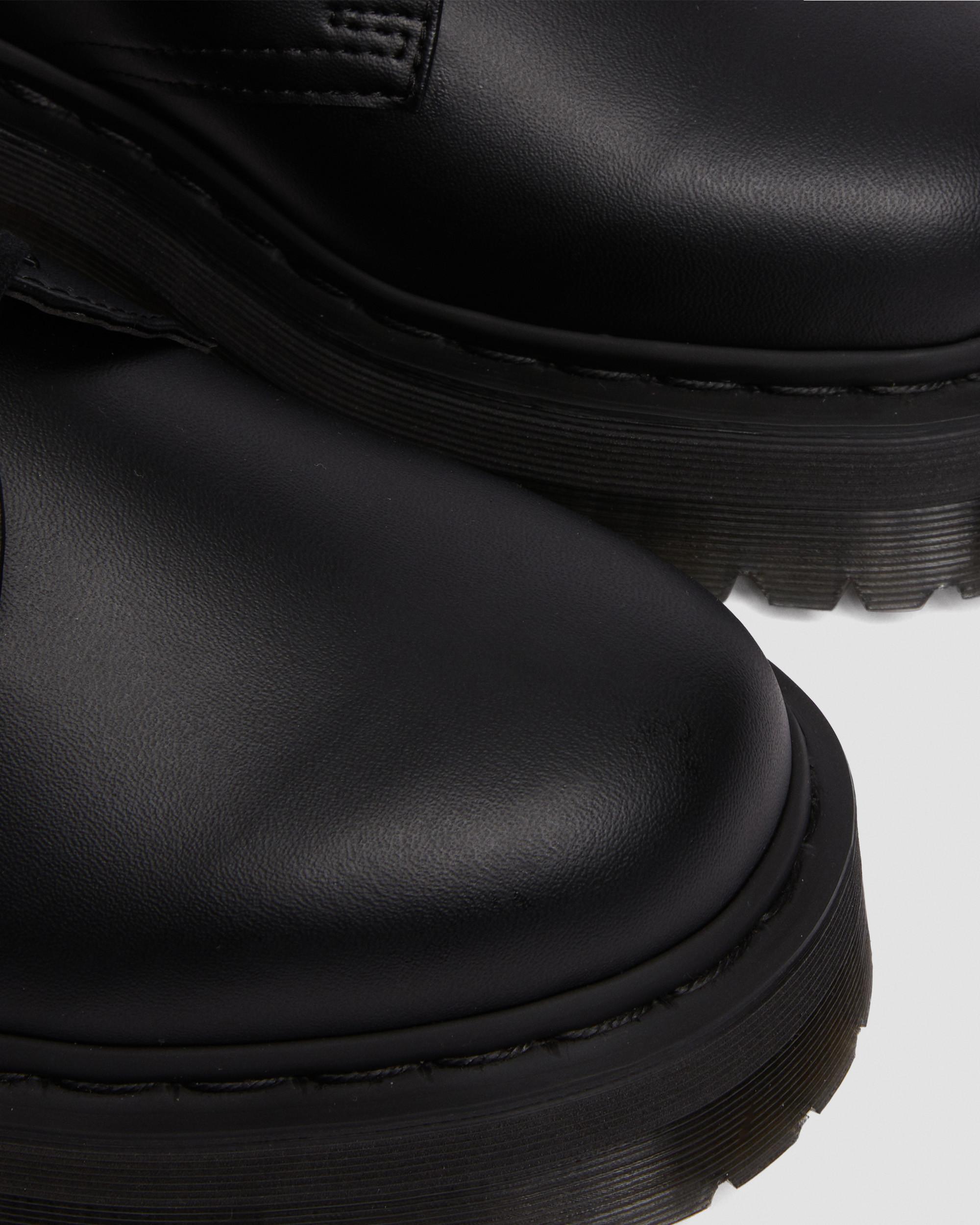 1461 Felix Quad Mono Vegan Platform Shoes in Black