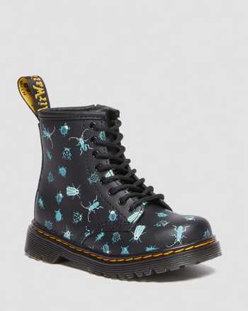 Toddler 1460 Glow in the Dark Bugs Lace Up Boots