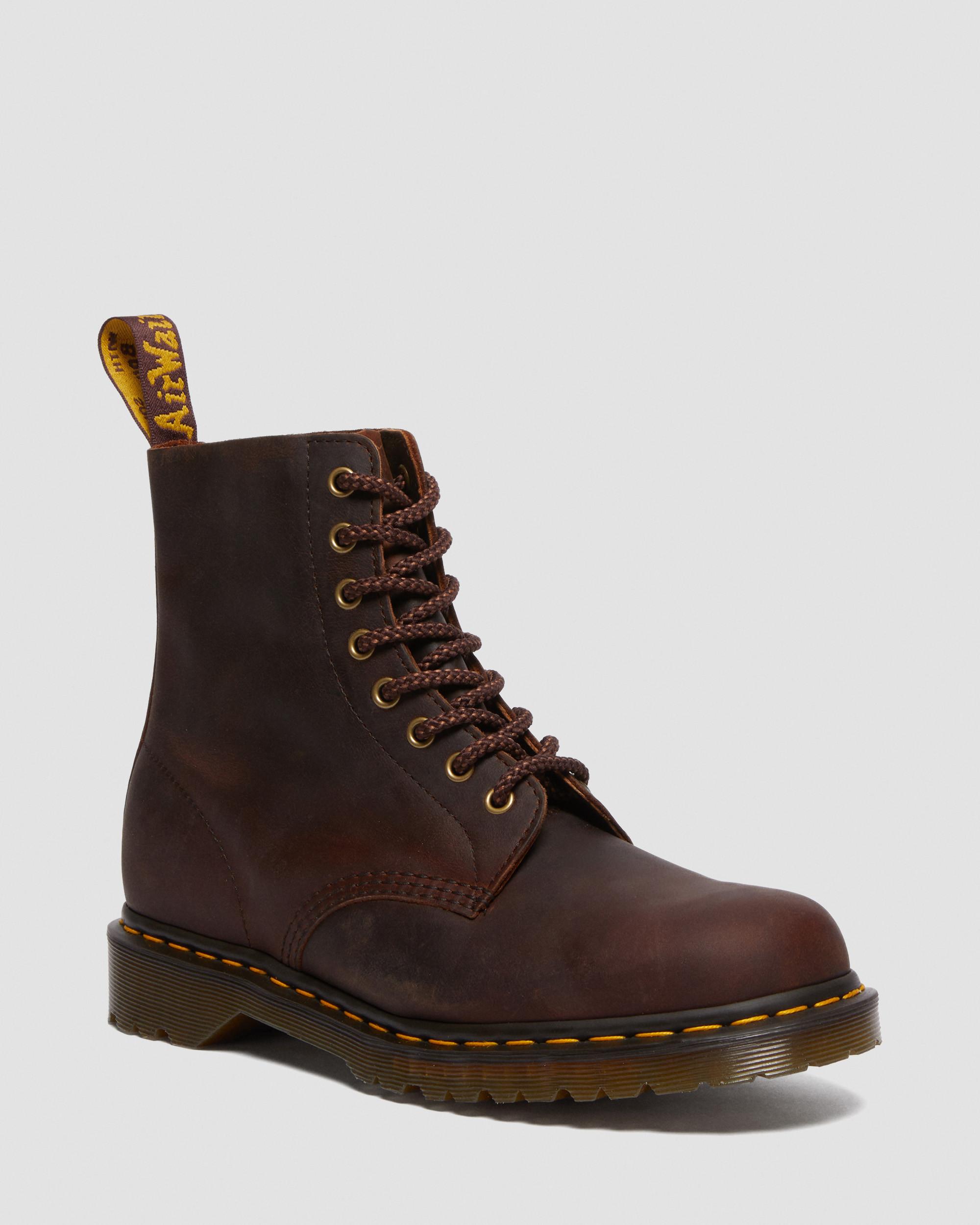 1460 Pascal Waxed Full Grain Leather Lace Up Boots