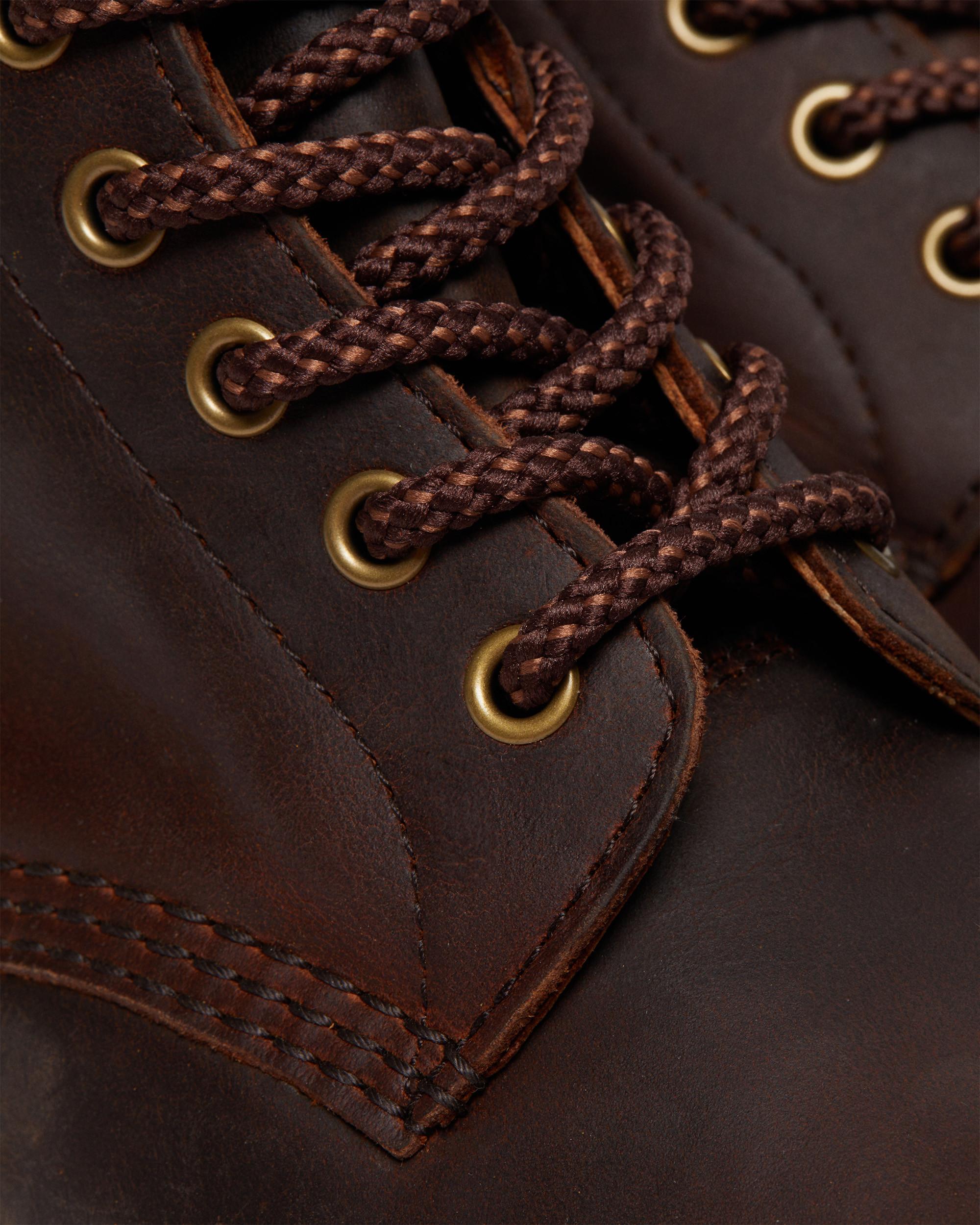 1460 Waxed Full Grain Leather Lace Up Boots