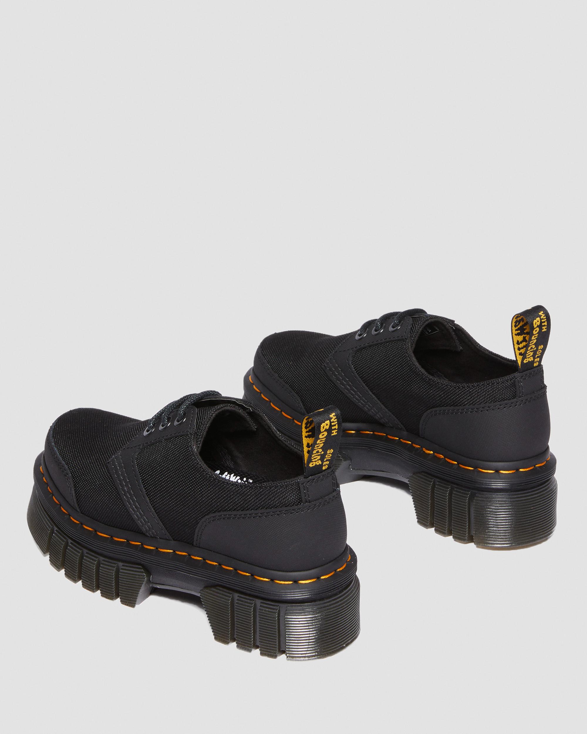 Moby II lädersandaler med kardborreband till småbarnAudrick Poly & Leather Platform Shoes Dr. Martens