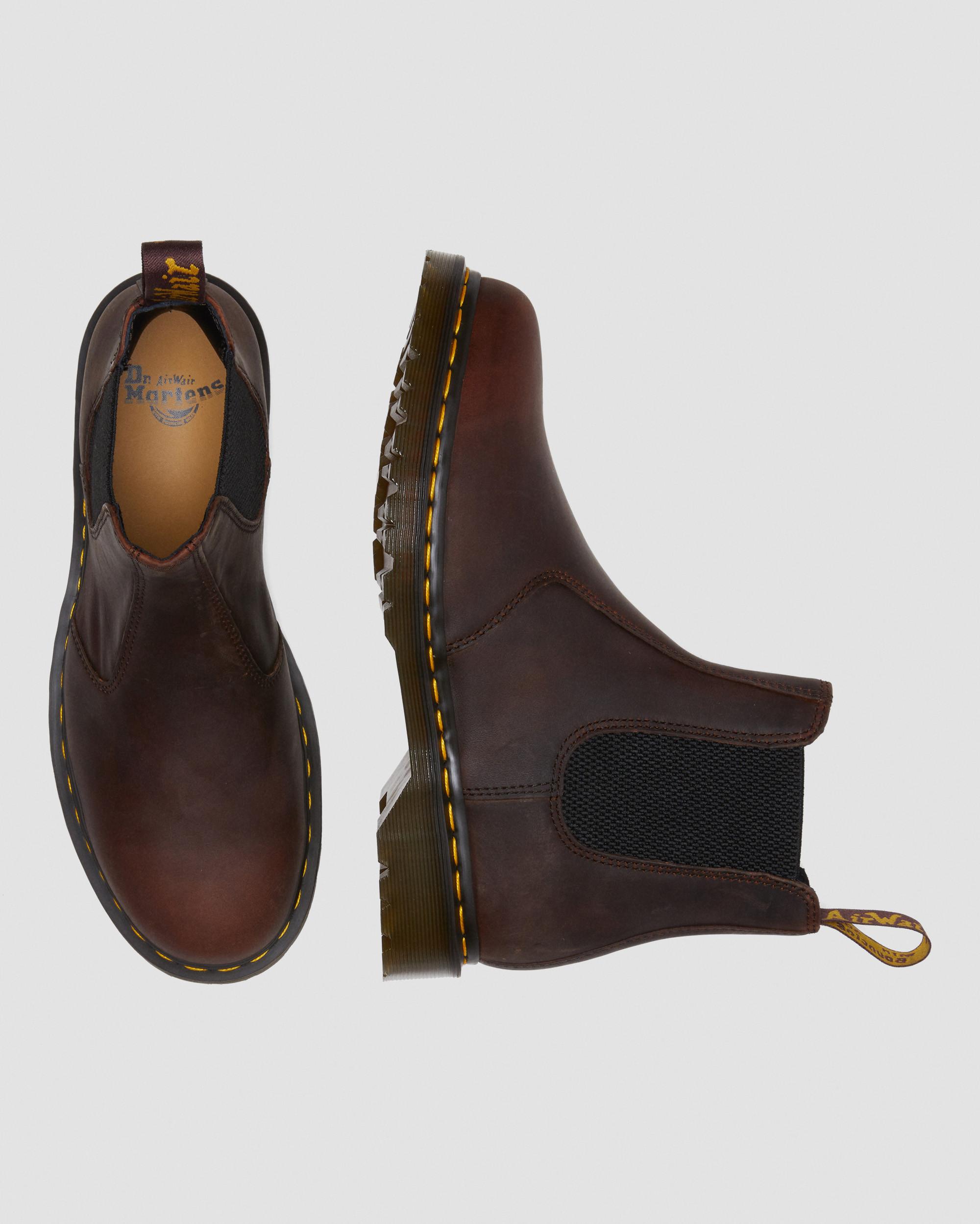 2976 Waxed Full Grain Leather Chelsea Boots in Chestnut