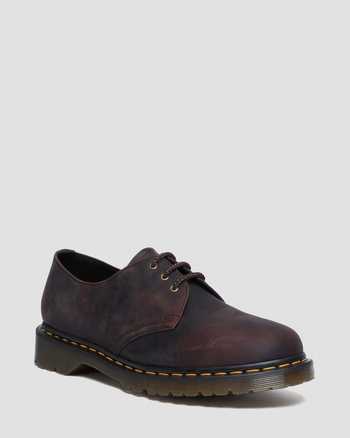 1461 Waxed Full Grain Leather Oxford Shoes