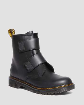 Youth 1460 Leather Strap Velcro Boots 
