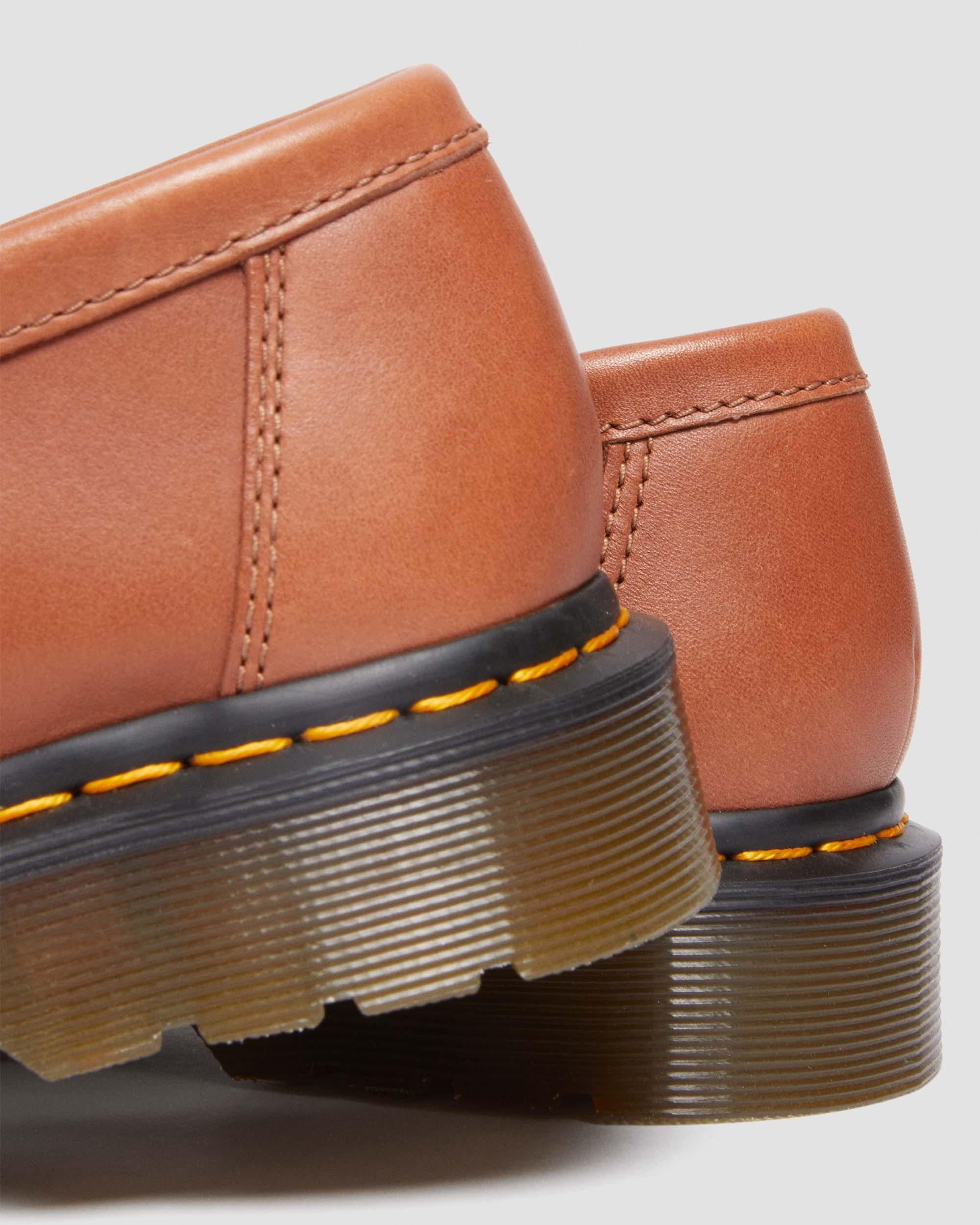 Shop Dr. Martens' Adrian Carrara Leather Tassel Loafers In Braun