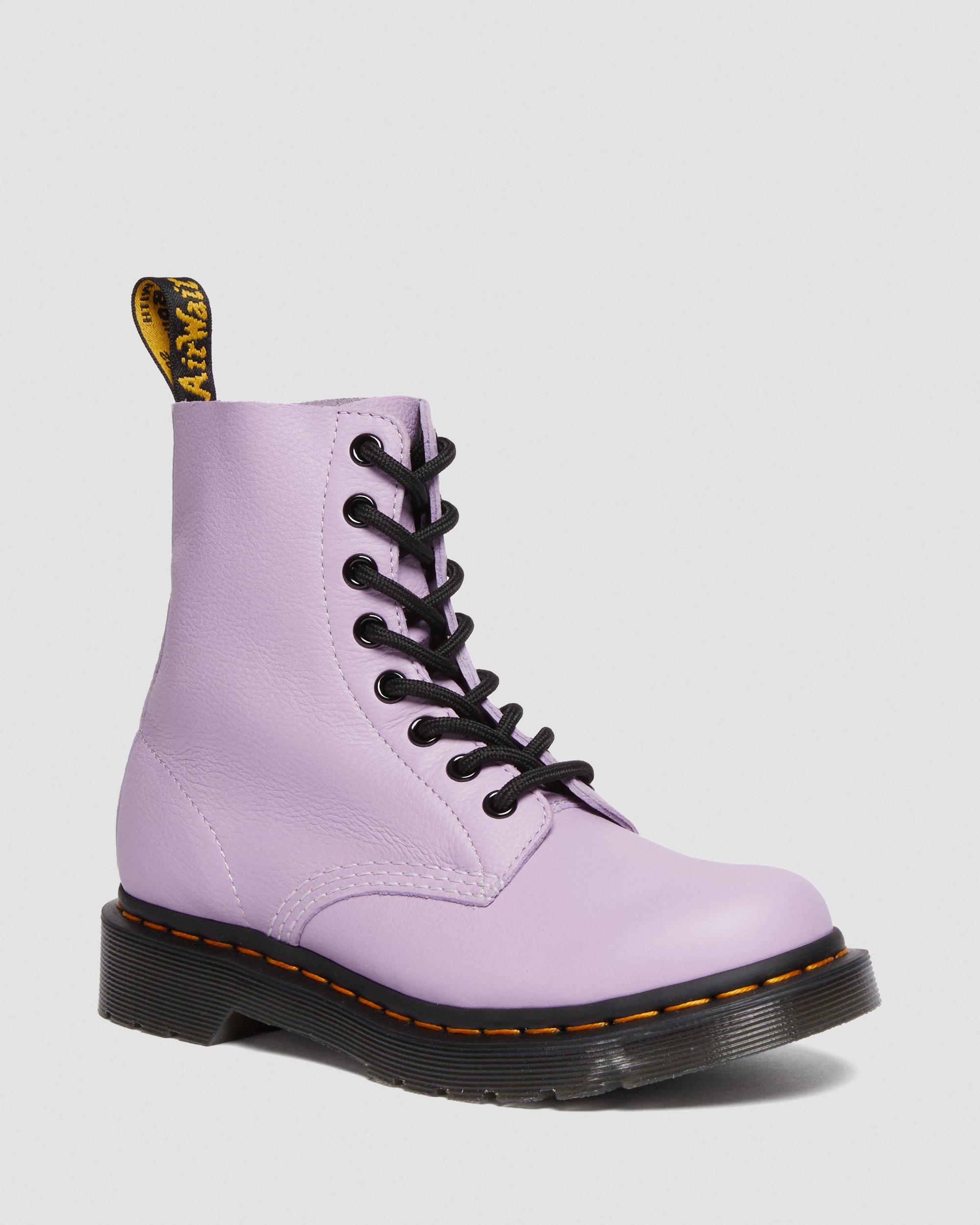 1460 Women\'s Pascal Black Eyelet Dr. | Boots Martens in Up Lace Lilac