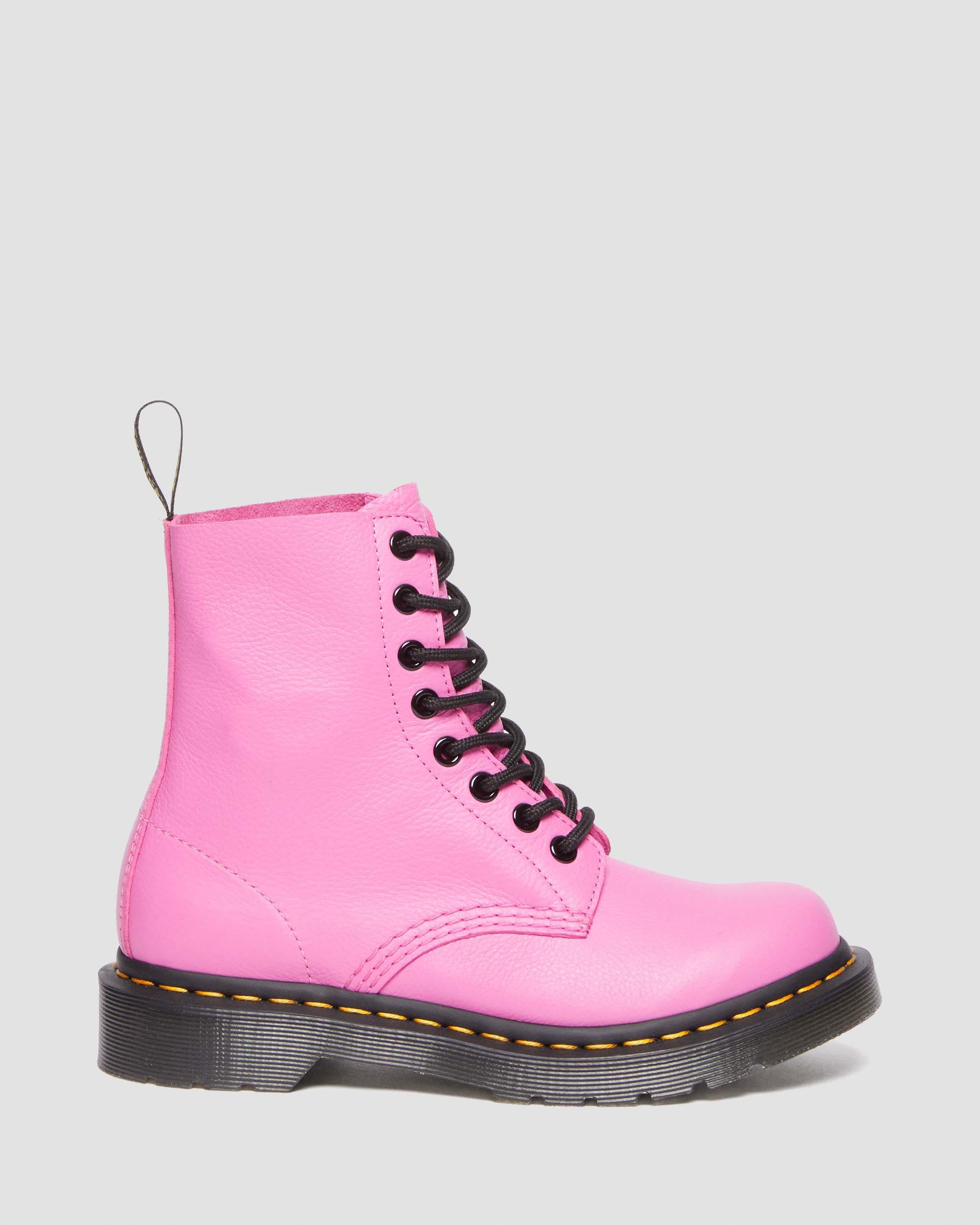1460 Women's Pascal Virginia Leather Boots, Thrift Pink | Dr. Martens