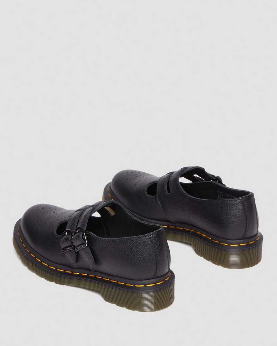 Shop Dr. Martens' 8065 Virginia Leather Mary Jane Shoes In Schwarz