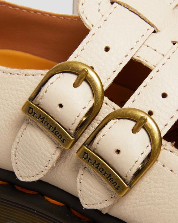 8065 Mary Jane-sko i Virginia-læder i neutral beige8065 Mary Jane-sko i Virginia-læder Dr. Martens