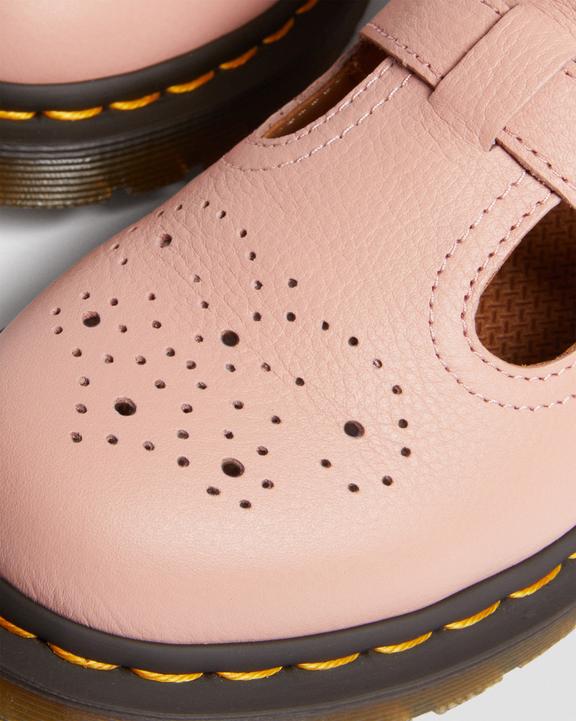 8065 Virginia Leather Mary Jane Shoes Peach Beige8065 Virginia Leather Mary Jane Shoes Dr. Martens