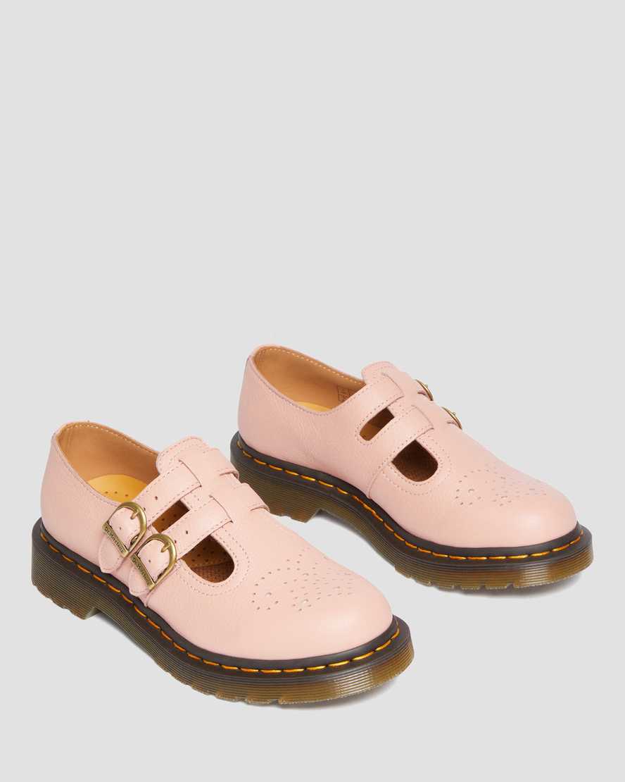 8065 Virginia Leather Mary Jane Shoes Peach Beige8065 Virginia Leather Mary Jane Shoes Dr. Martens