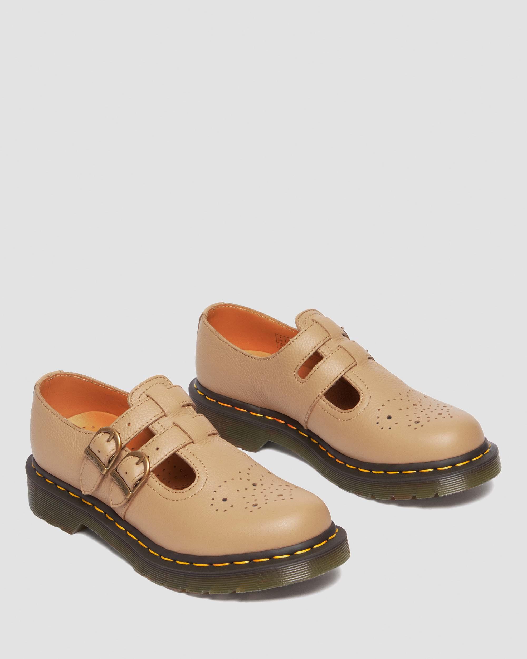 8065 Mary Jane Virginia Leather Shoes in Savannah Tan