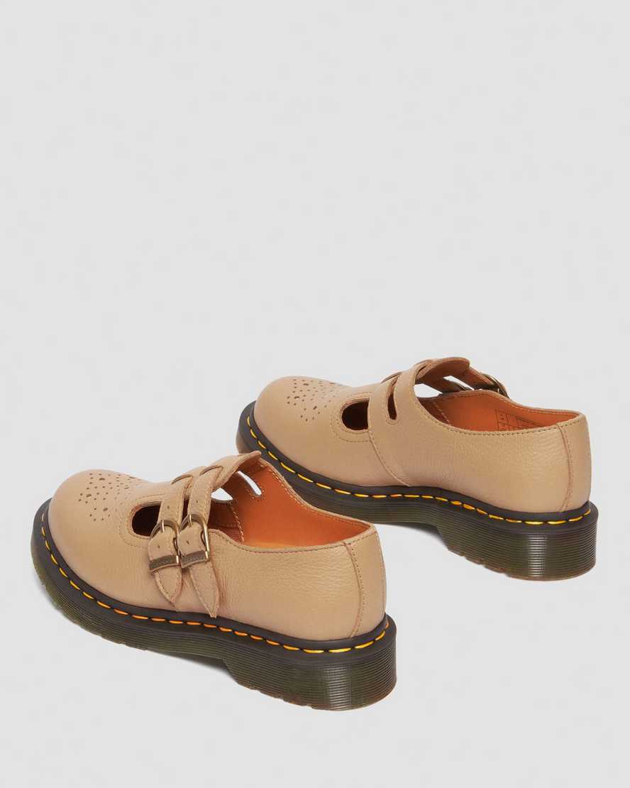 8065 Mary Jane-sko i Virginia-læder8065 Mary Jane-sko i Virginia-læder Dr. Martens