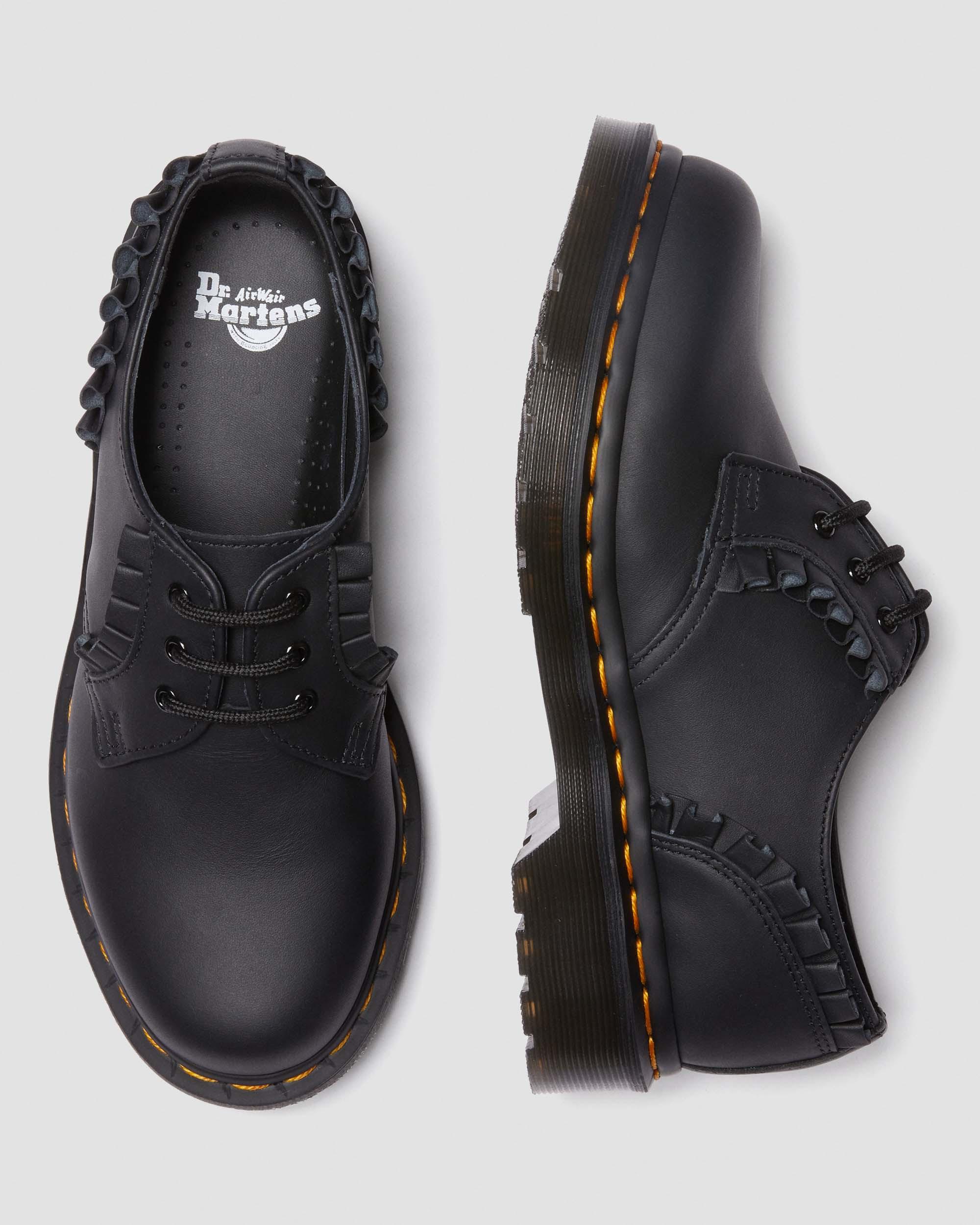 DR MARTENS 1461 Women's Frill Nappa Leather Oxford Shoes