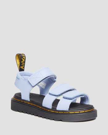Junior Klaire Athena Leather Strap Velcro Sandals
