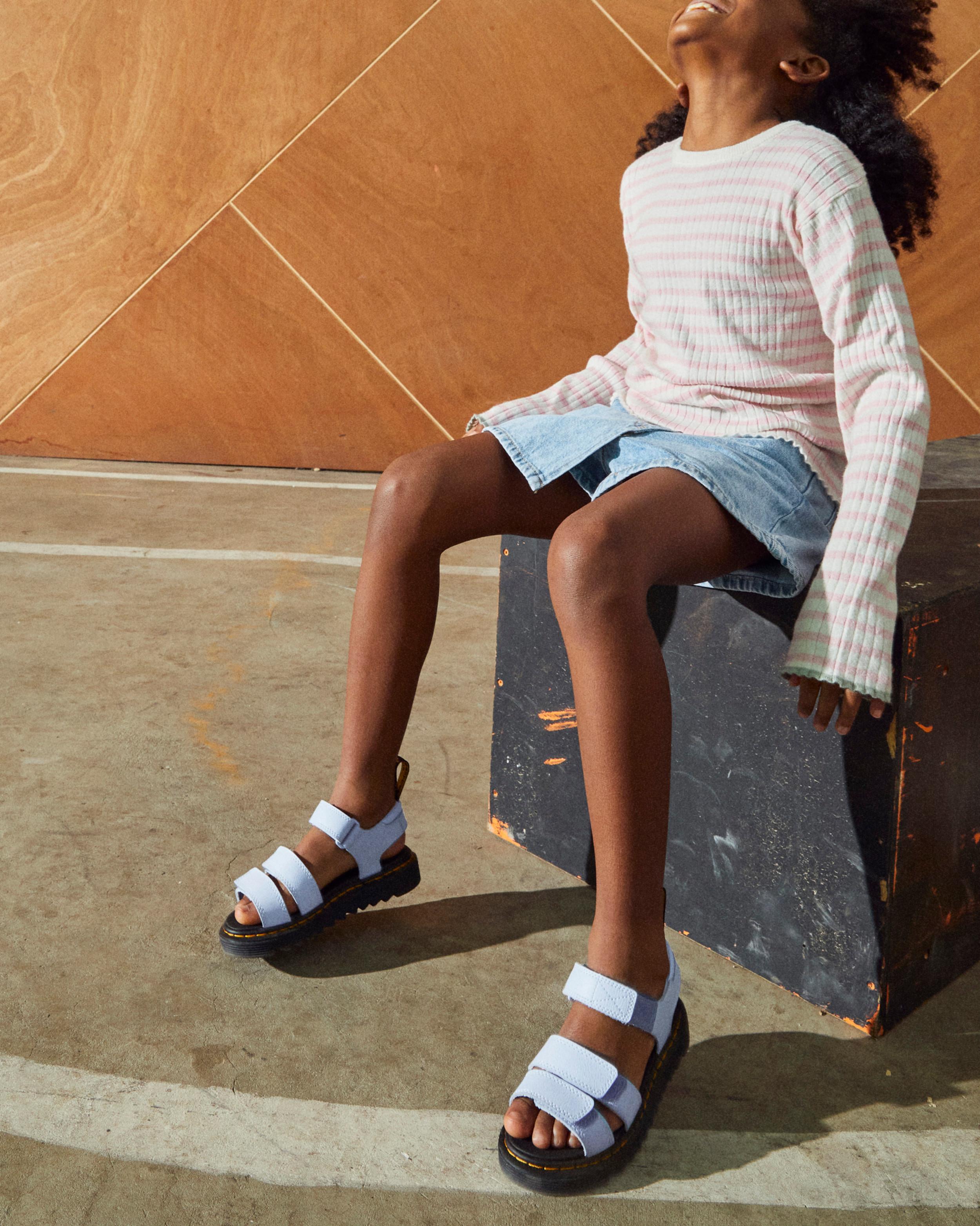 Junior Klaire Athena Leather Strap Sandals in {{color}} | Dr. Martens™
