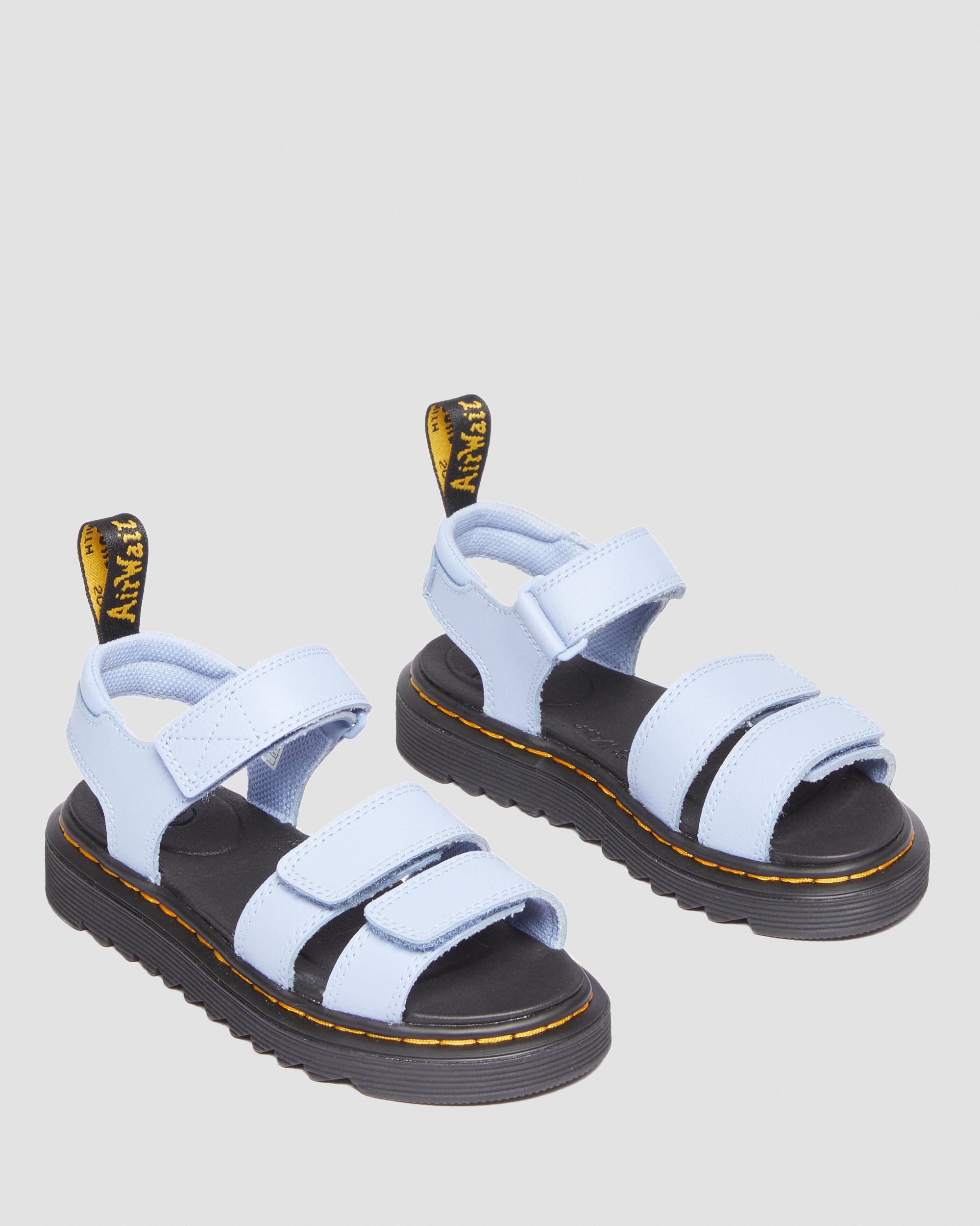 Junior Klaire Athena Leather Strap Velcro Sandals