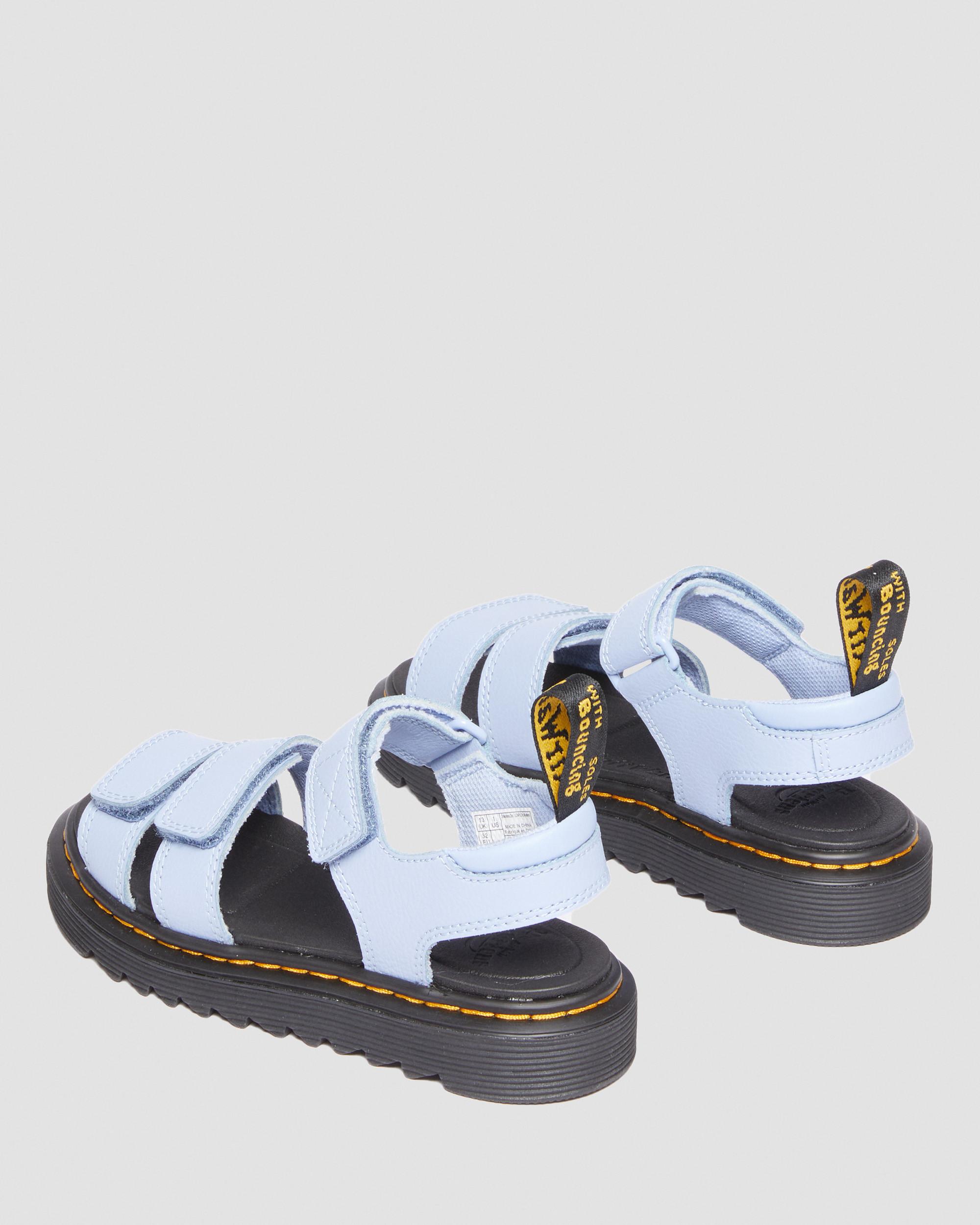 Junior Klaire Athena Leather Strap Velcro Sandals