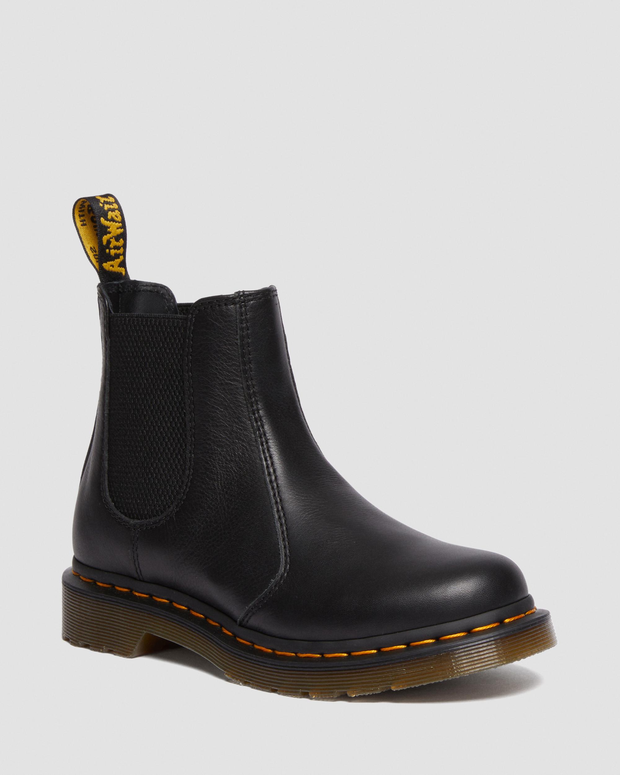 Flora Smooth Chelsea Boots in Black Dr. Martens