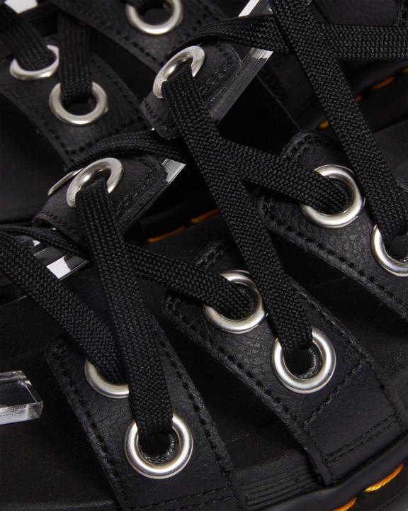 Blaire Hardware sandaler i Athena-læder med remBlaire Hardware-sandaler i Athena-læder Dr. Martens