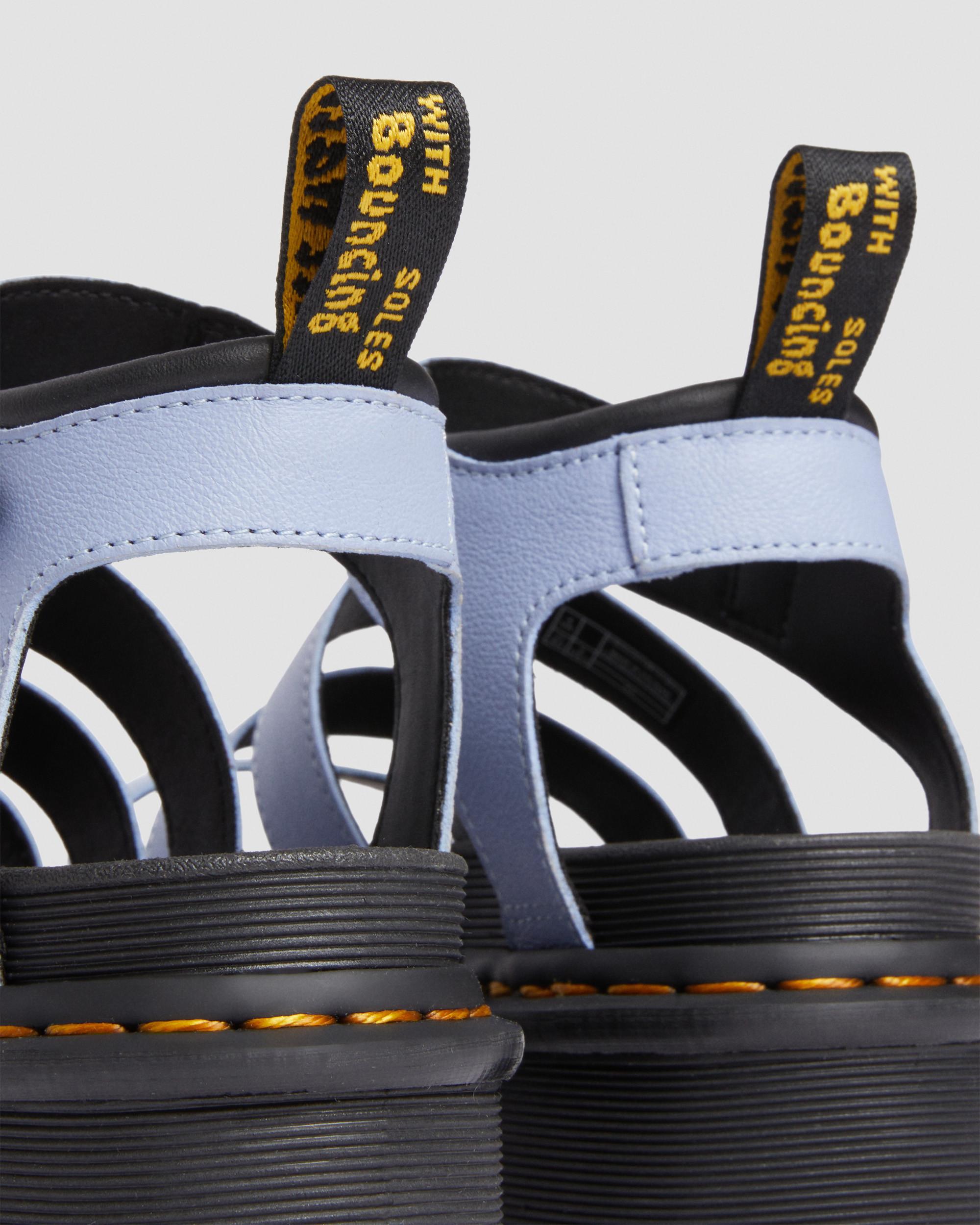 Blaire Quad Pisa Leather Strap Platform Sandals | Dr. Martens