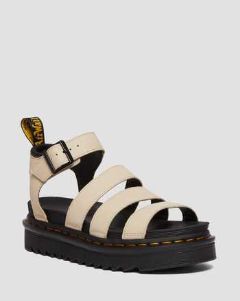 Blaire Pisa Leather Strap Platform Sandals