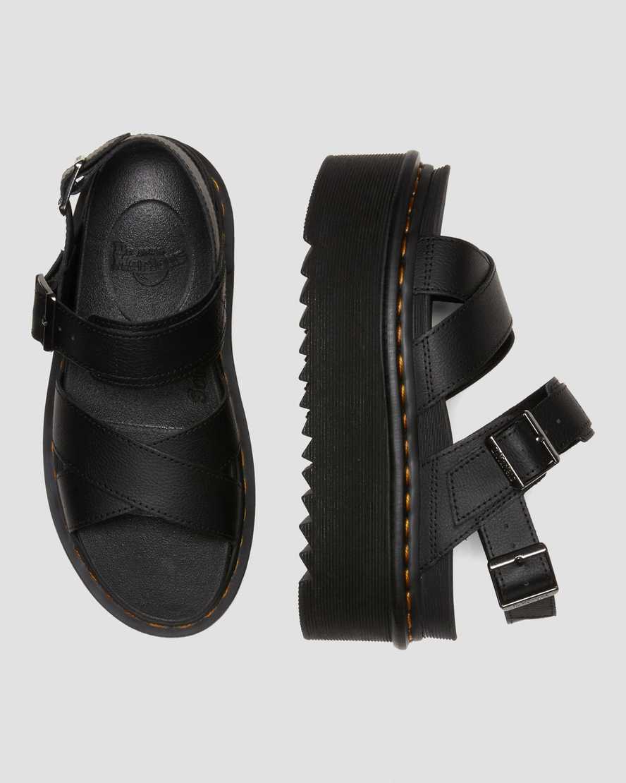 Voss II Athena Leather Strap Platform Sandals | Dr. Martens