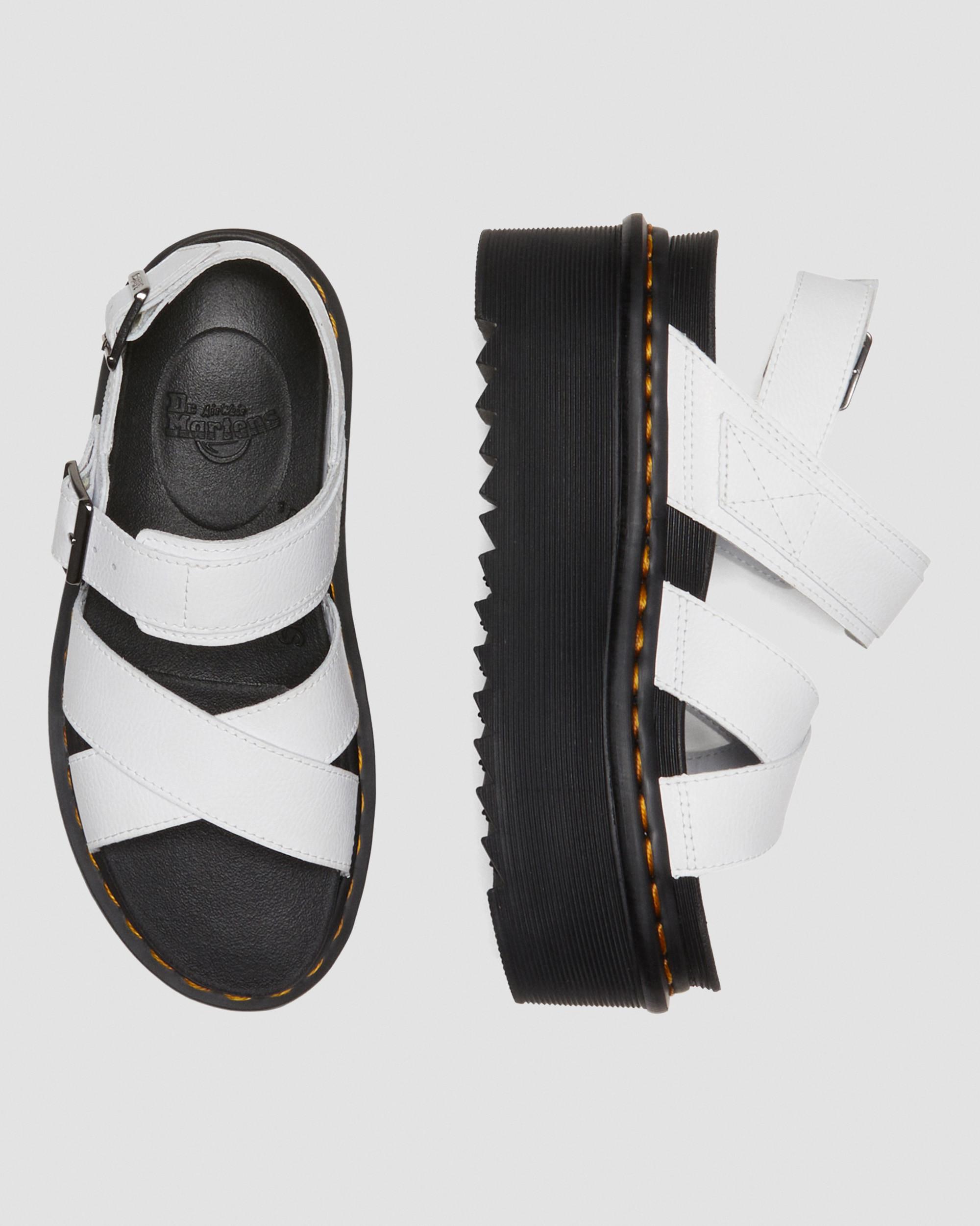 Voss II Athena Leather Strap Platform Sandals in {{color}} | Dr