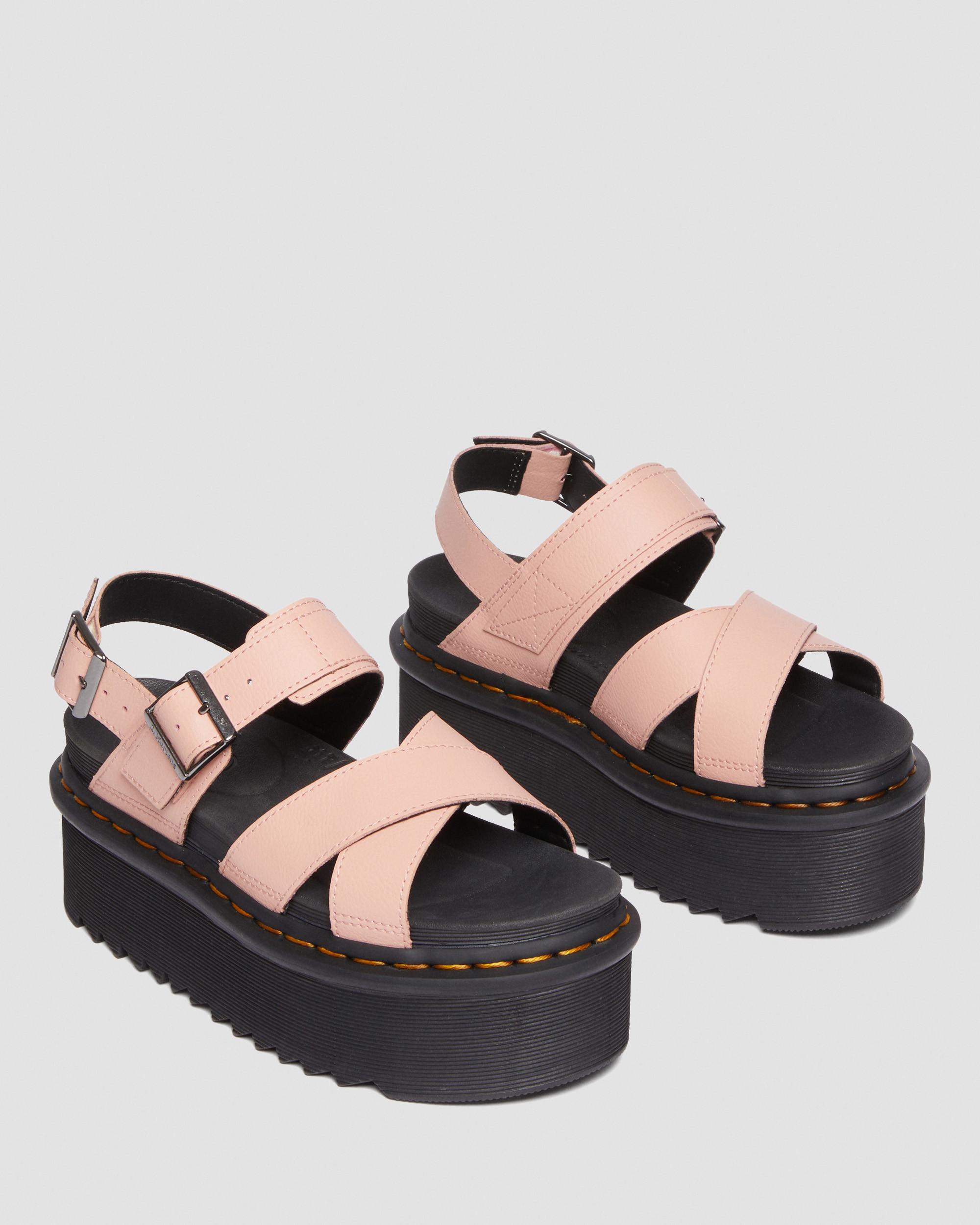 Voss II Athena Leather Strap Platform Sandals in {{color}} | Dr