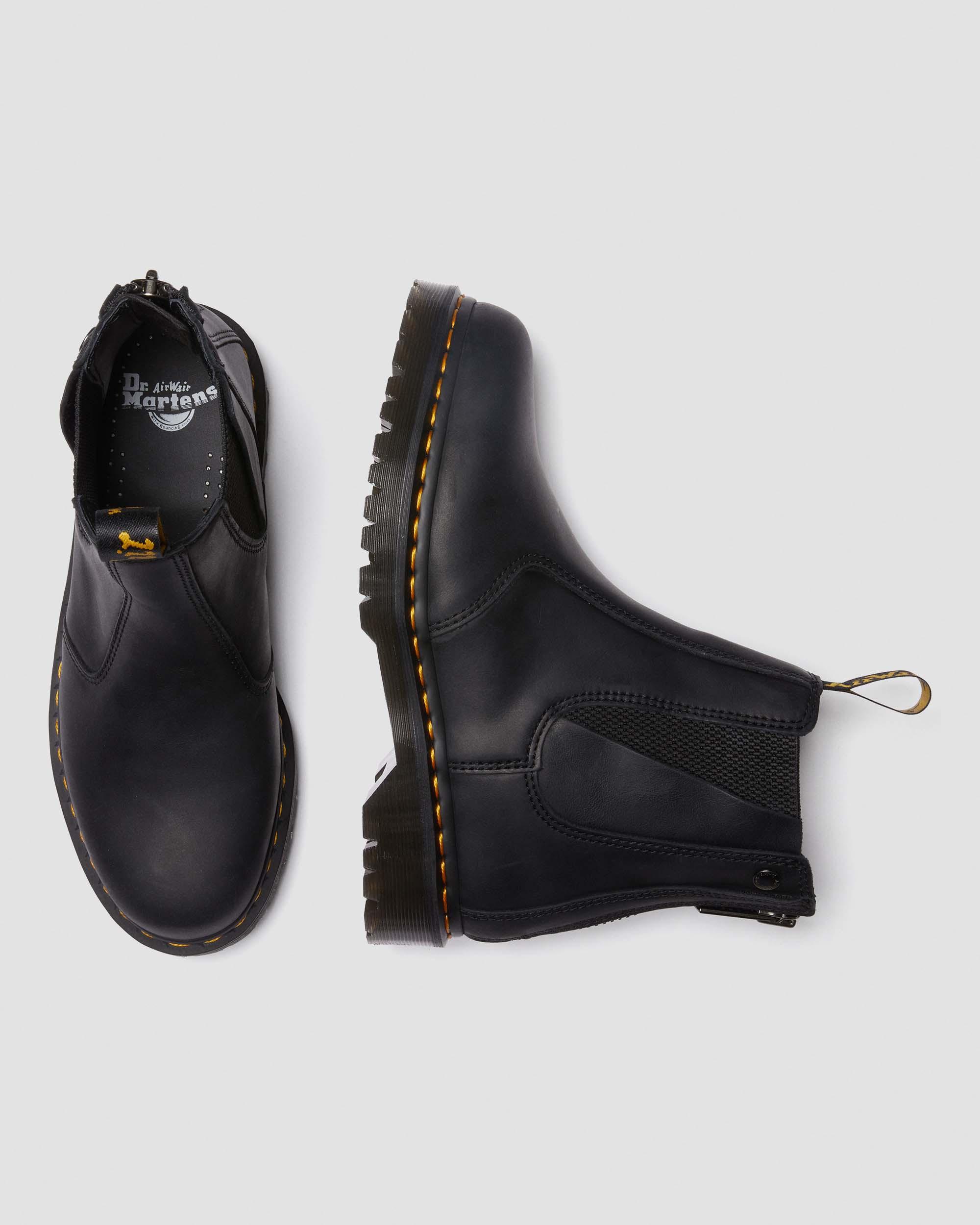 2976 Waxed Full Grain Zip Leather Chelsea Boots in {{color}} | Dr