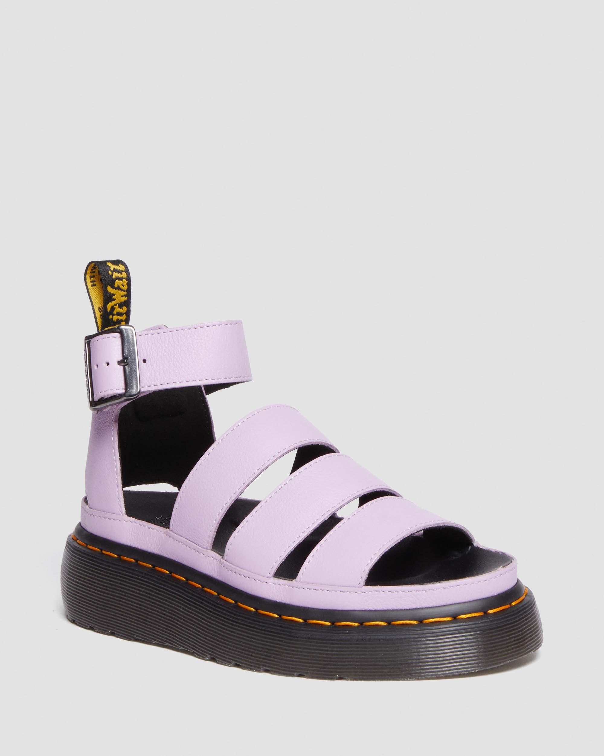 Clarissa Leather Platform Strap Sandals | Dr. Martens