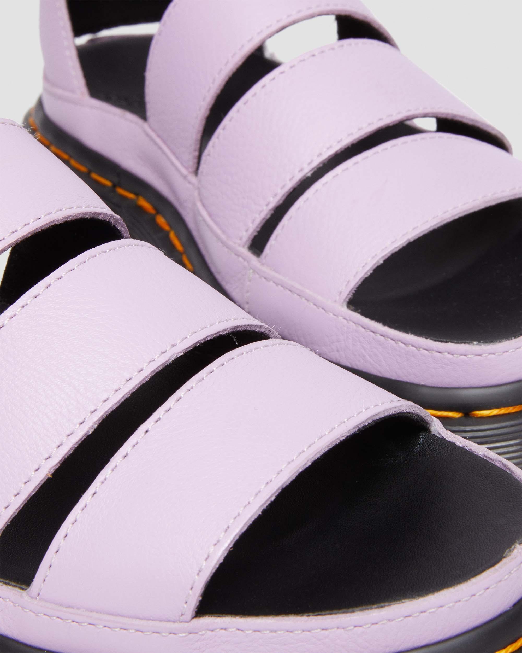Clarissa II Pisa Leather Platform Strap Sandals | Dr. Martens