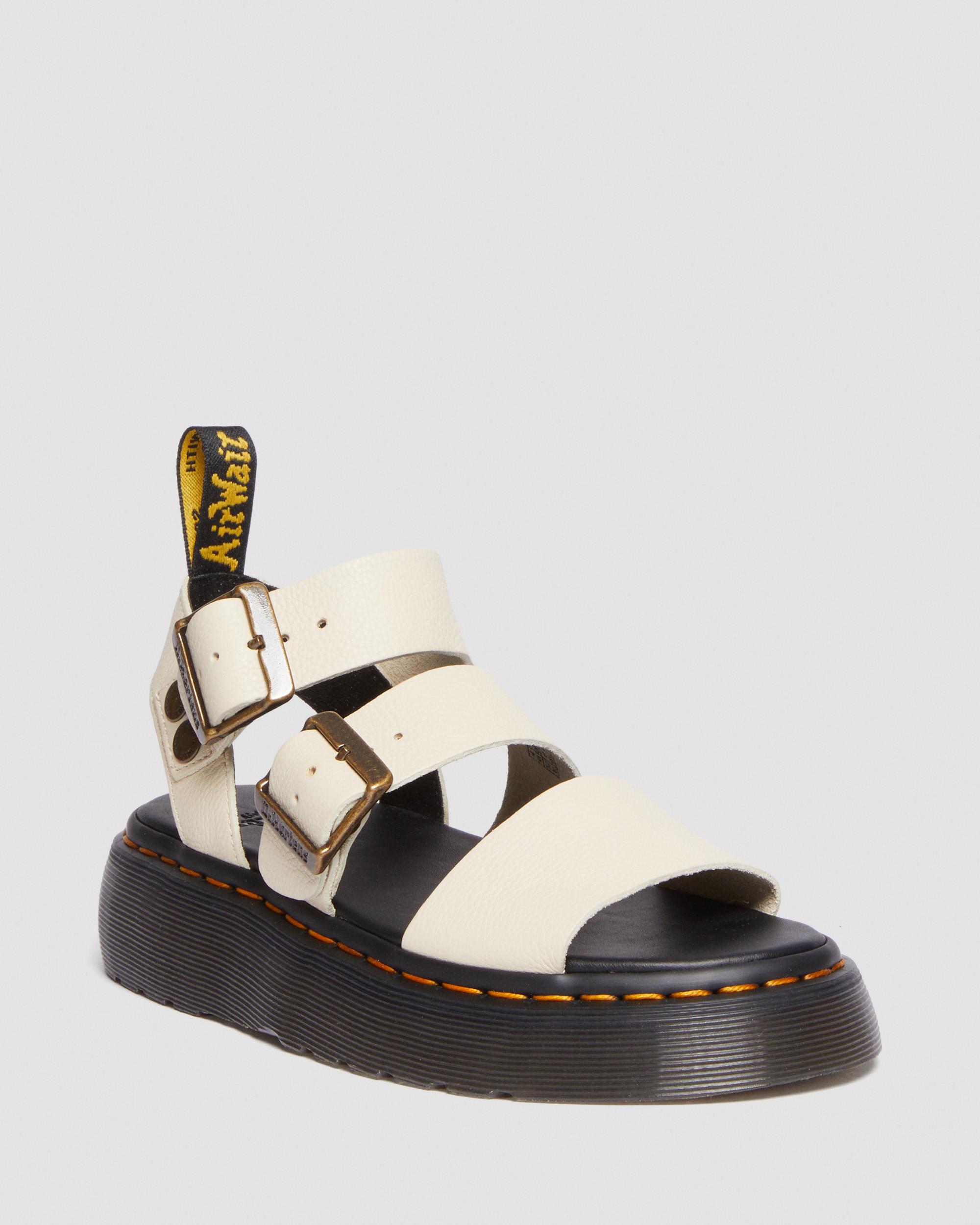 Gryphon Quad Leather Platform Sandals