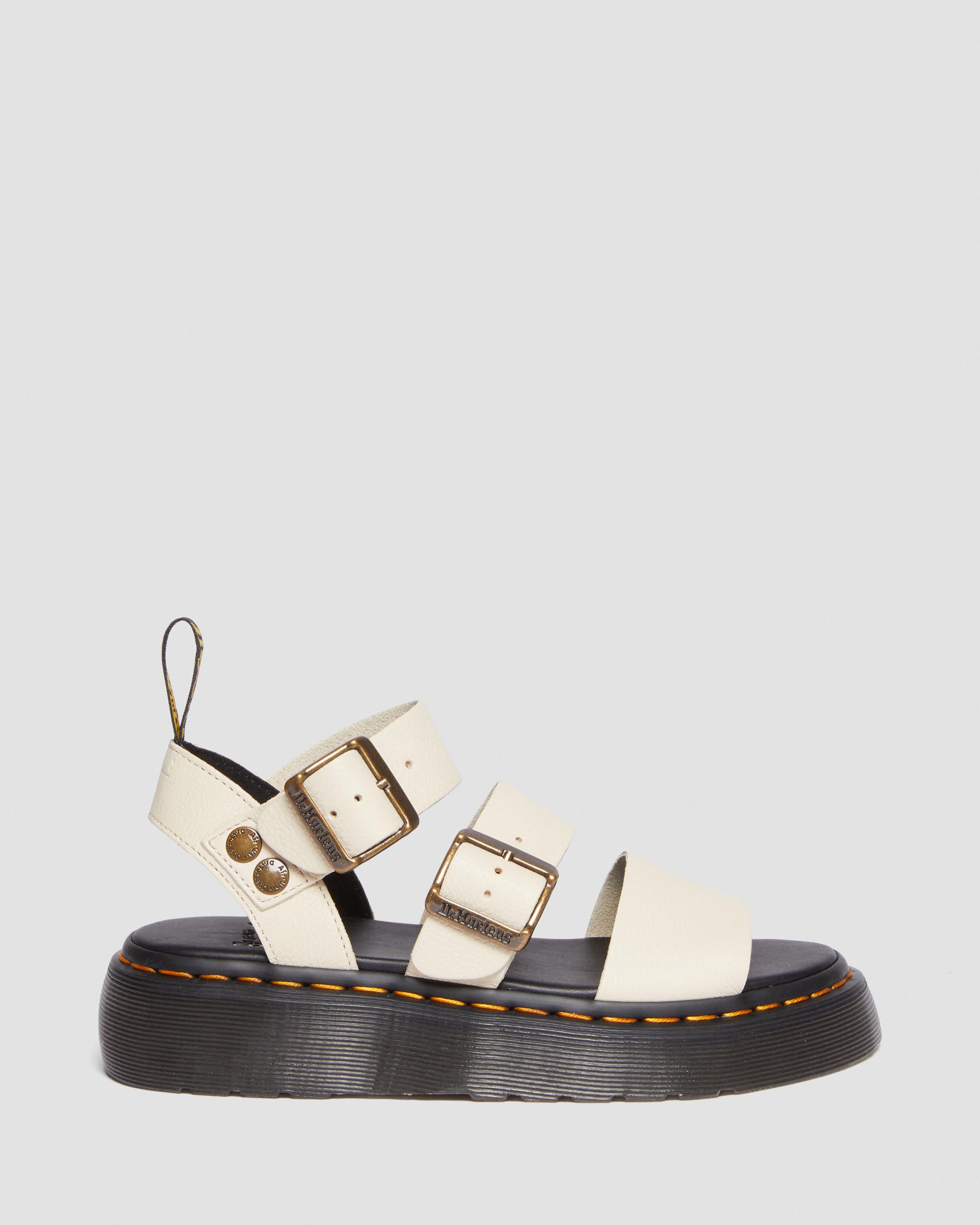 Gryphon Pisa Leather Platform Sandals | Dr. Martens