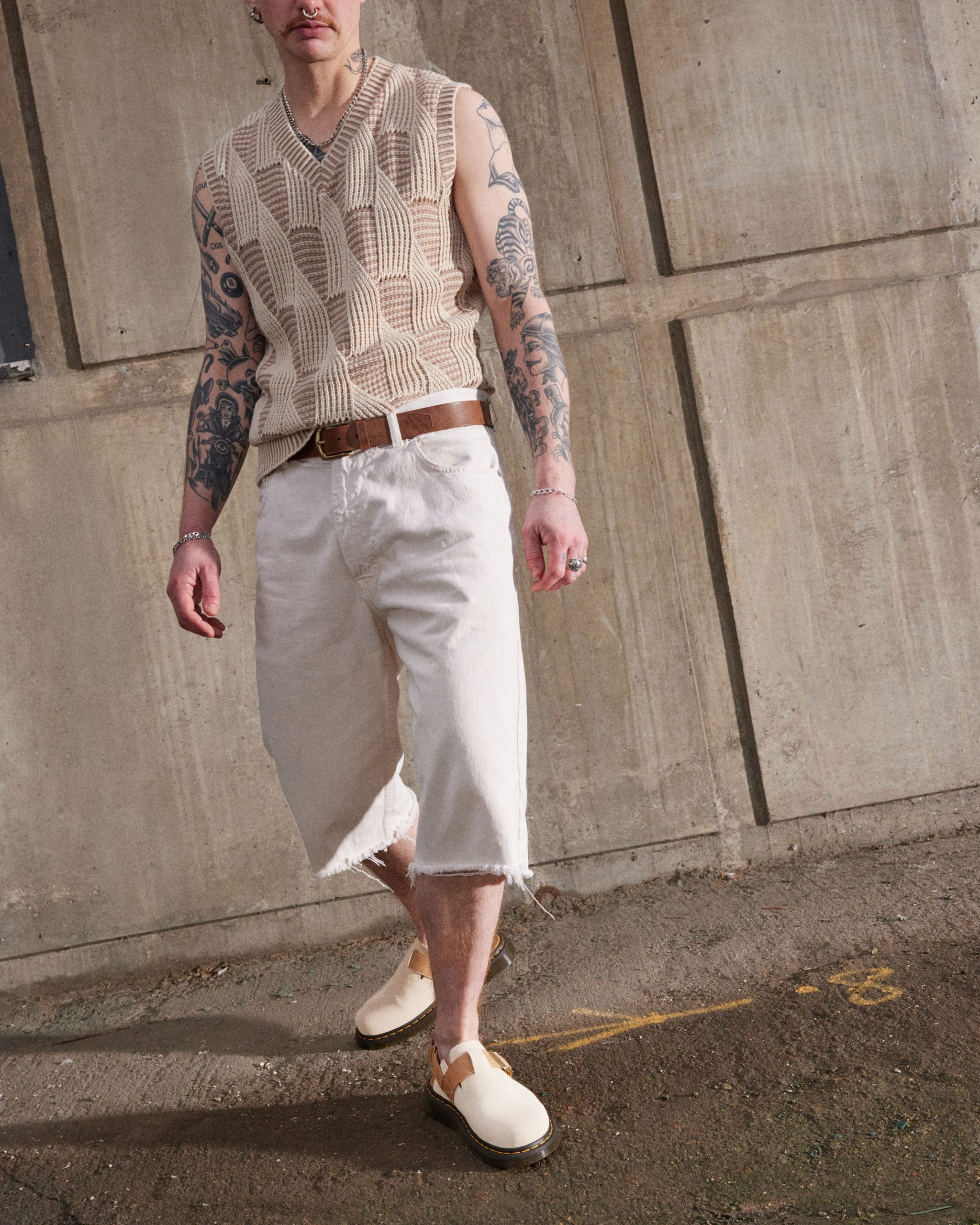 Jorge II Suede & Leather Slingback Mules product image