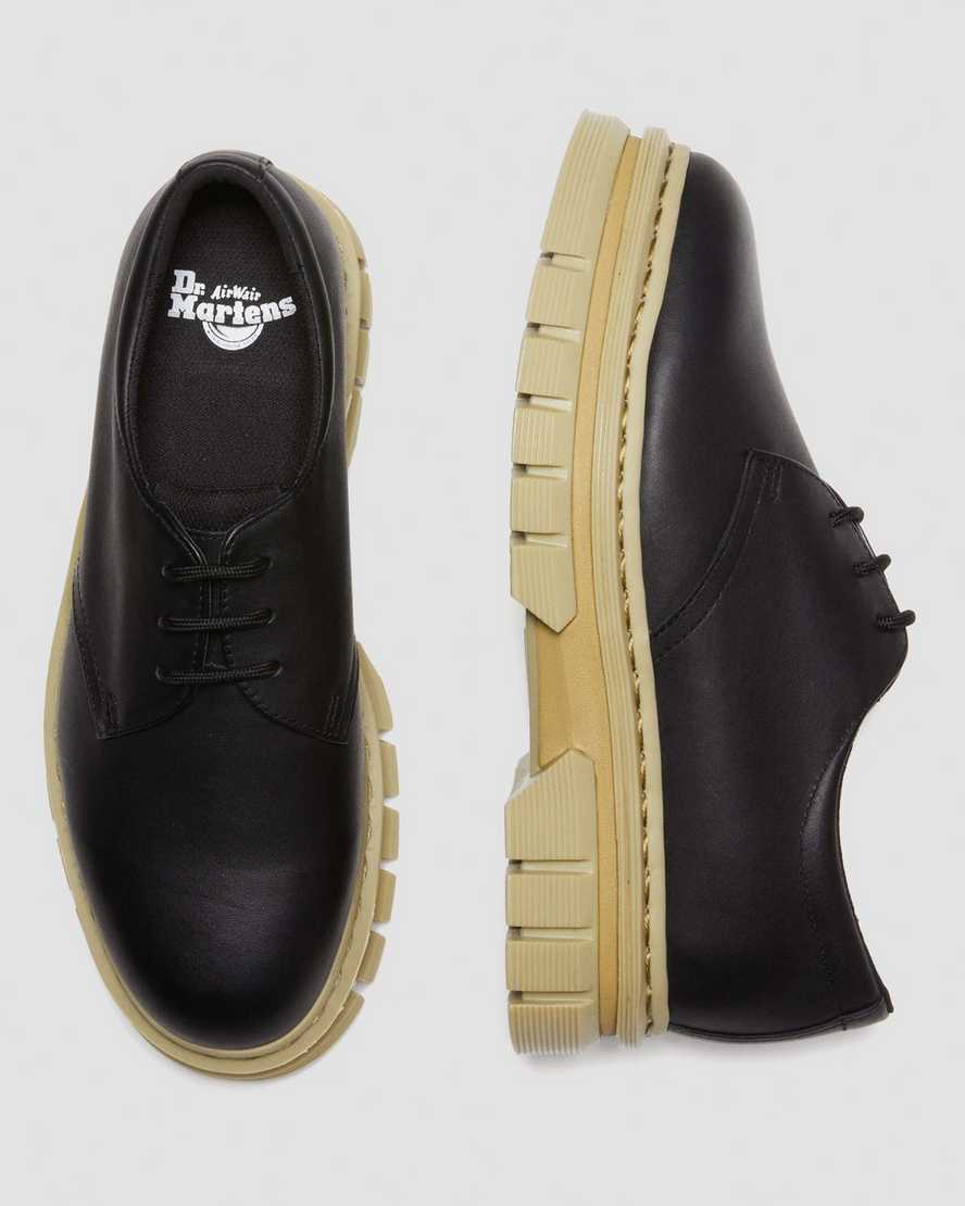 Rikard Contrast Sole Leather Platform ShoesRikard Contrast Sole Leather Platform Shoes Dr. Martens