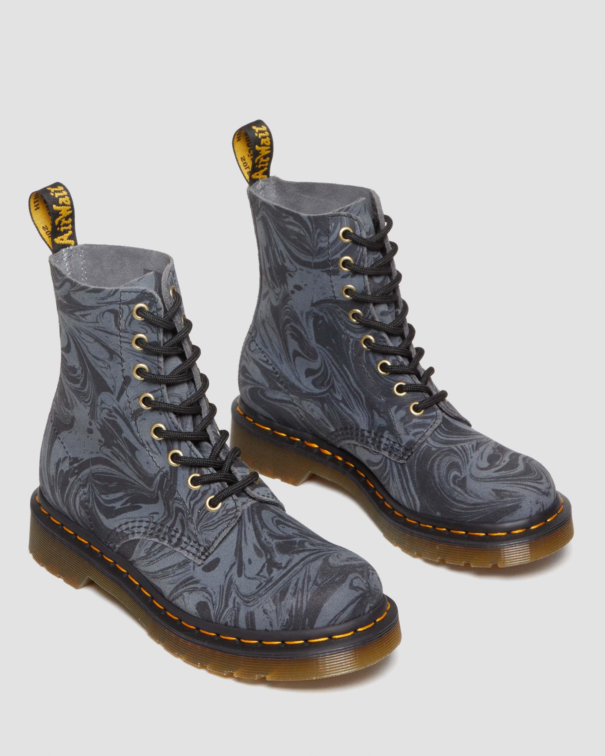 1460 Pascal Marbled Lace Up Martens