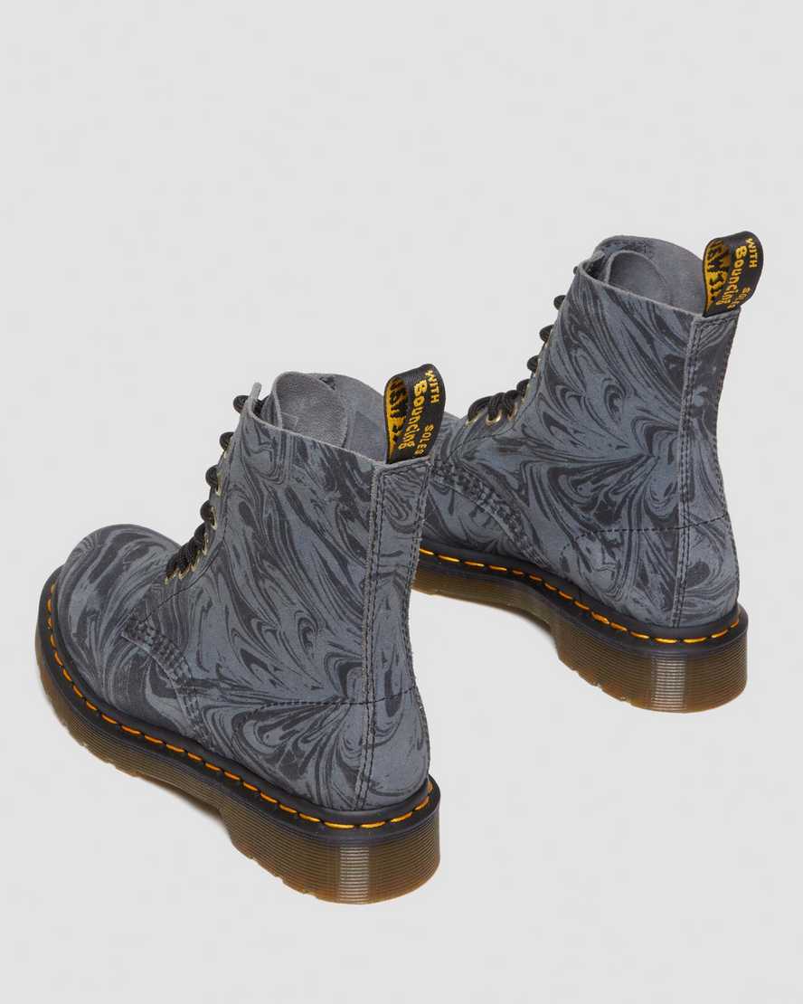 1460 Pascal Marbled Suede Lace Up Boots1460 Pascal Marbled Suede Lace Up Boots Dr. Martens