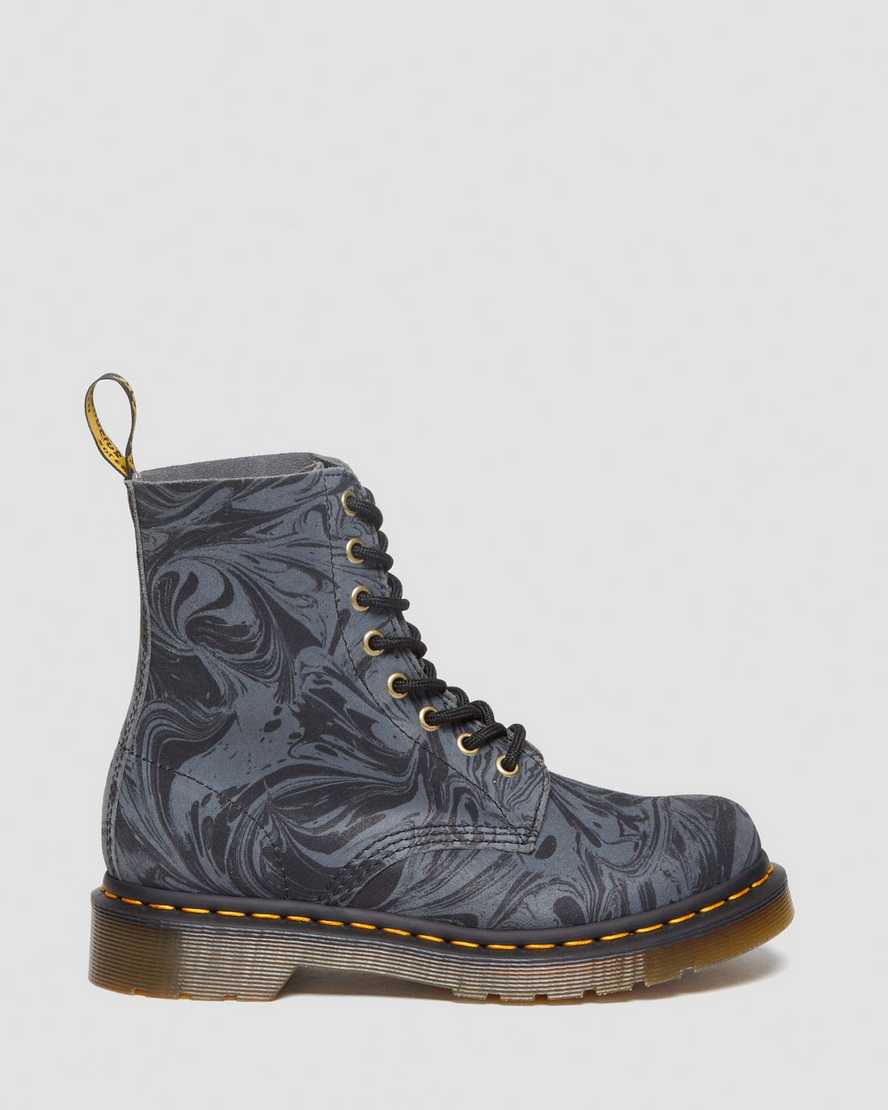 1460 Pascal Marbled Suede Lace Up Boots1460 Pascal Marbled Suede Lace Up Boots Dr. Martens