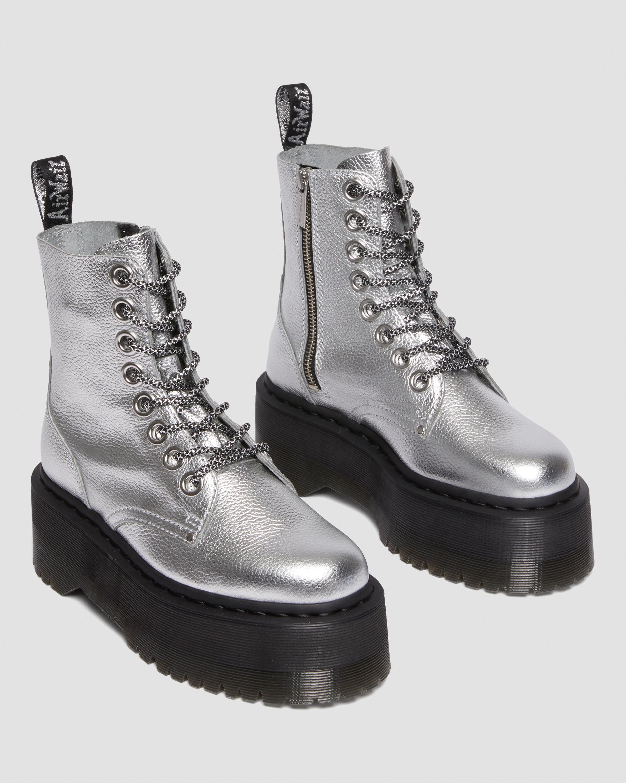 Jadon Max Boot Metallic Leather Platforms in {{color}} | Dr. Martens™