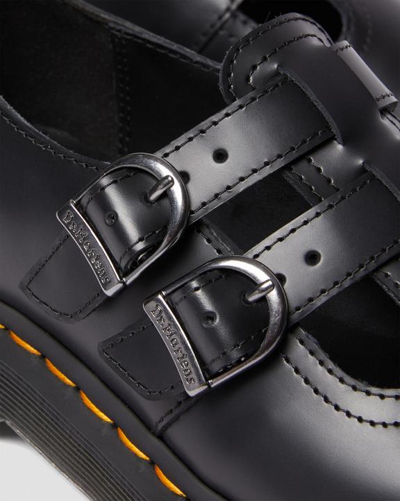 8065 II Bex Smooth Leather Platform Mary Jane Shoes in Black 8065 II Bex Smooth Leather Platform Mary Jane Shoes in Black