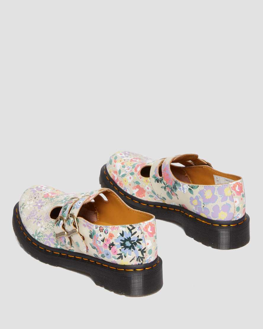 8065 Floral Mash Up Leather Mary Jane Shoes8065 Floral Mash Up Leather Mary Jane Shoes Dr. Martens