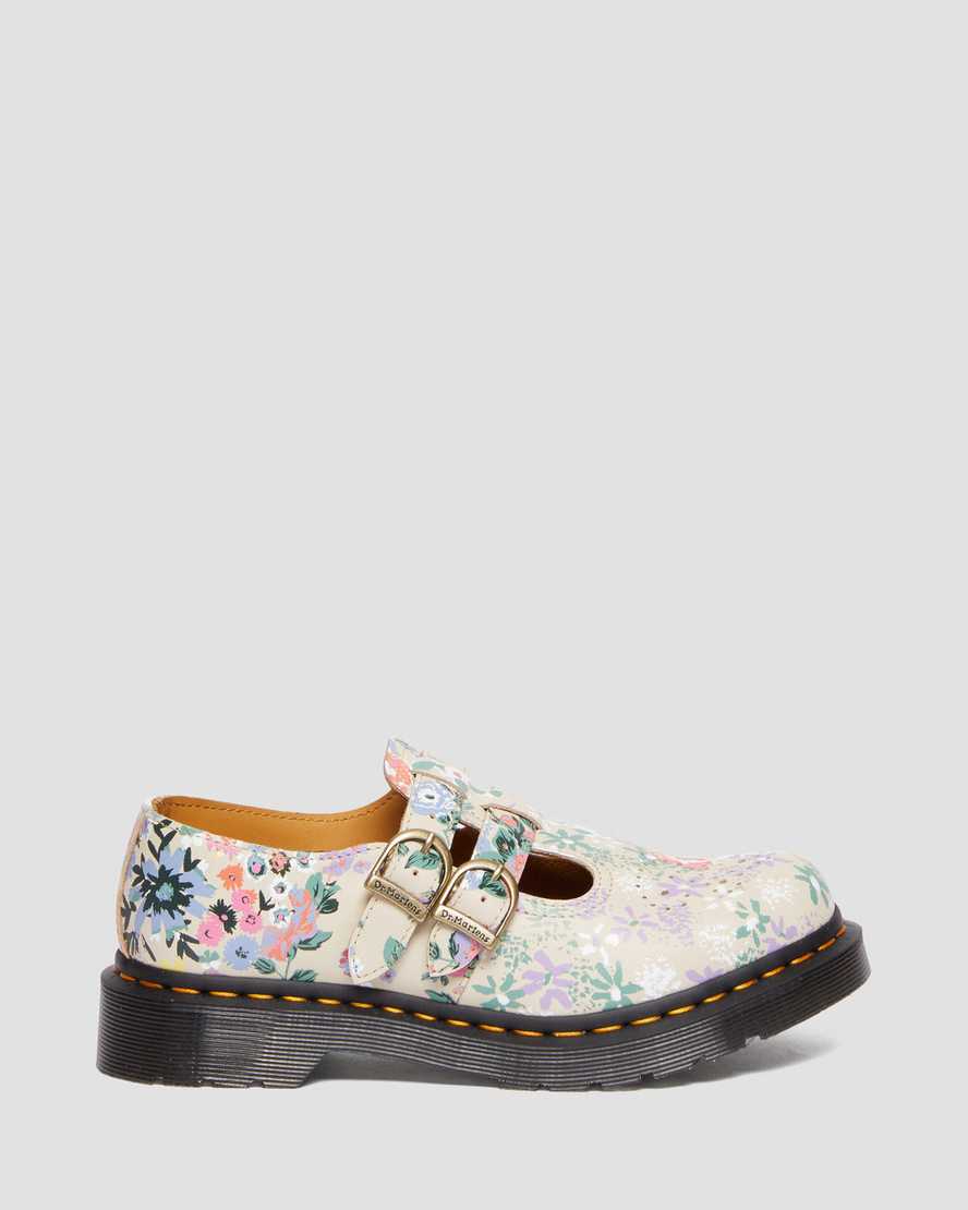 8065 Floral Mash Up Leather Mary Jane Shoes8065 Floral Mash Up Leather Mary Jane Shoes Dr. Martens