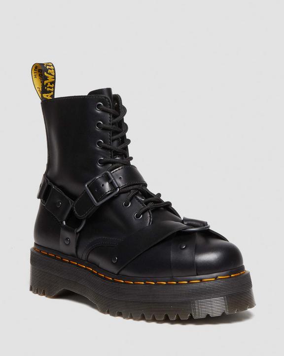 DR MARTENS Jadon Boot Harness Leather Platforms